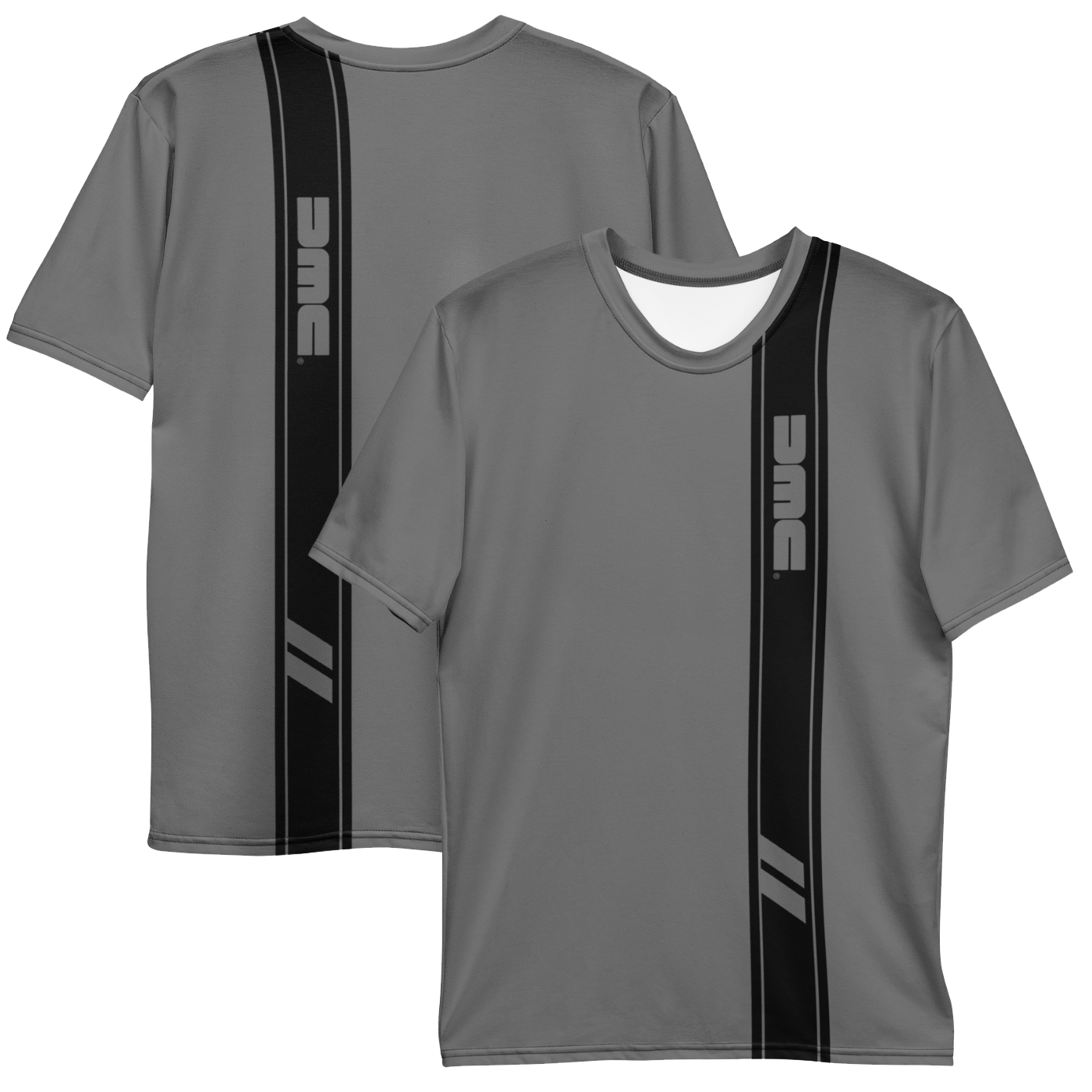 DeLorean Stripe T-Shirt (Dark Gray)