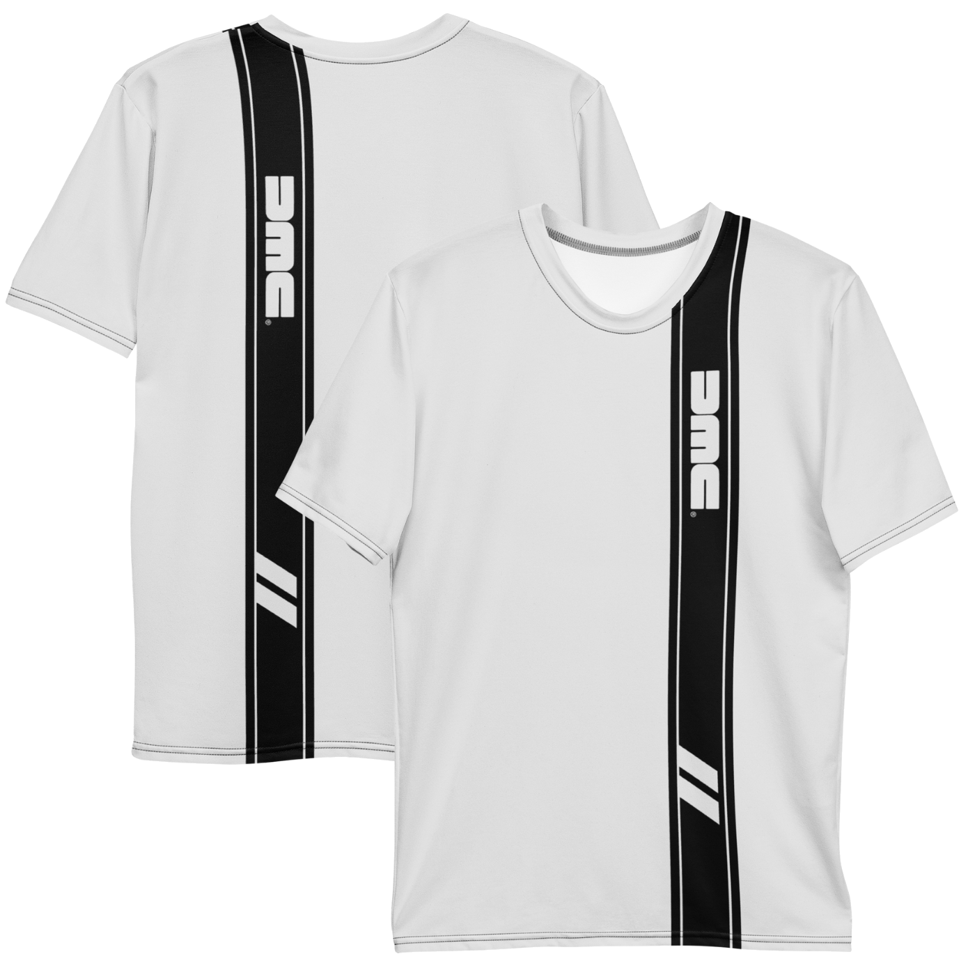 DeLorean Stripe T-Shirt (Light Gray)