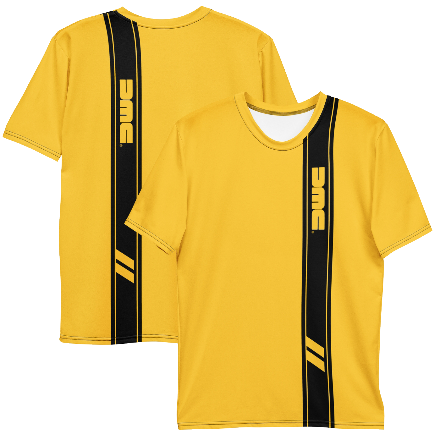 DeLorean Stripe T-Shirt (Yellow)