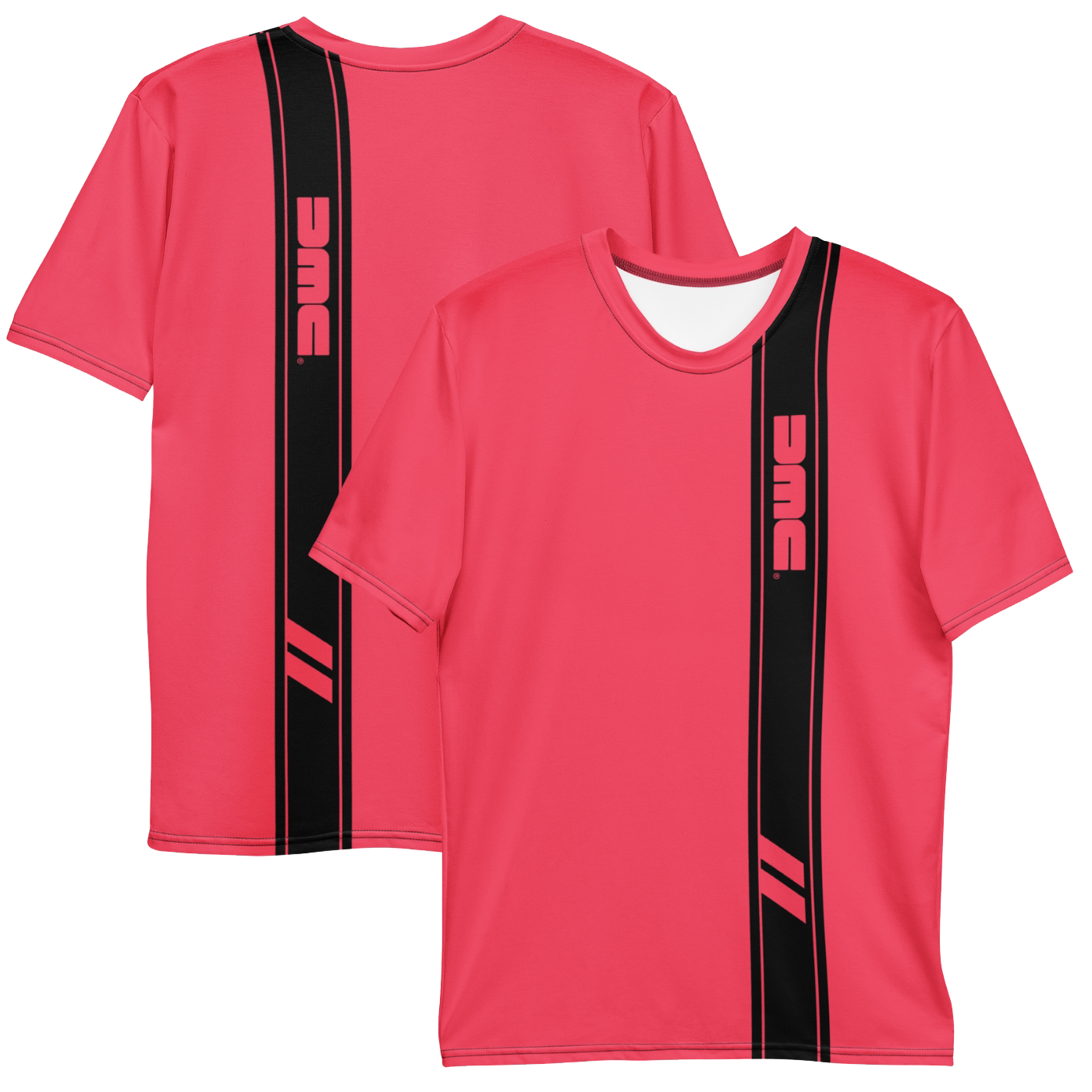 DeLorean Stripe T-Shirt (Pink)
