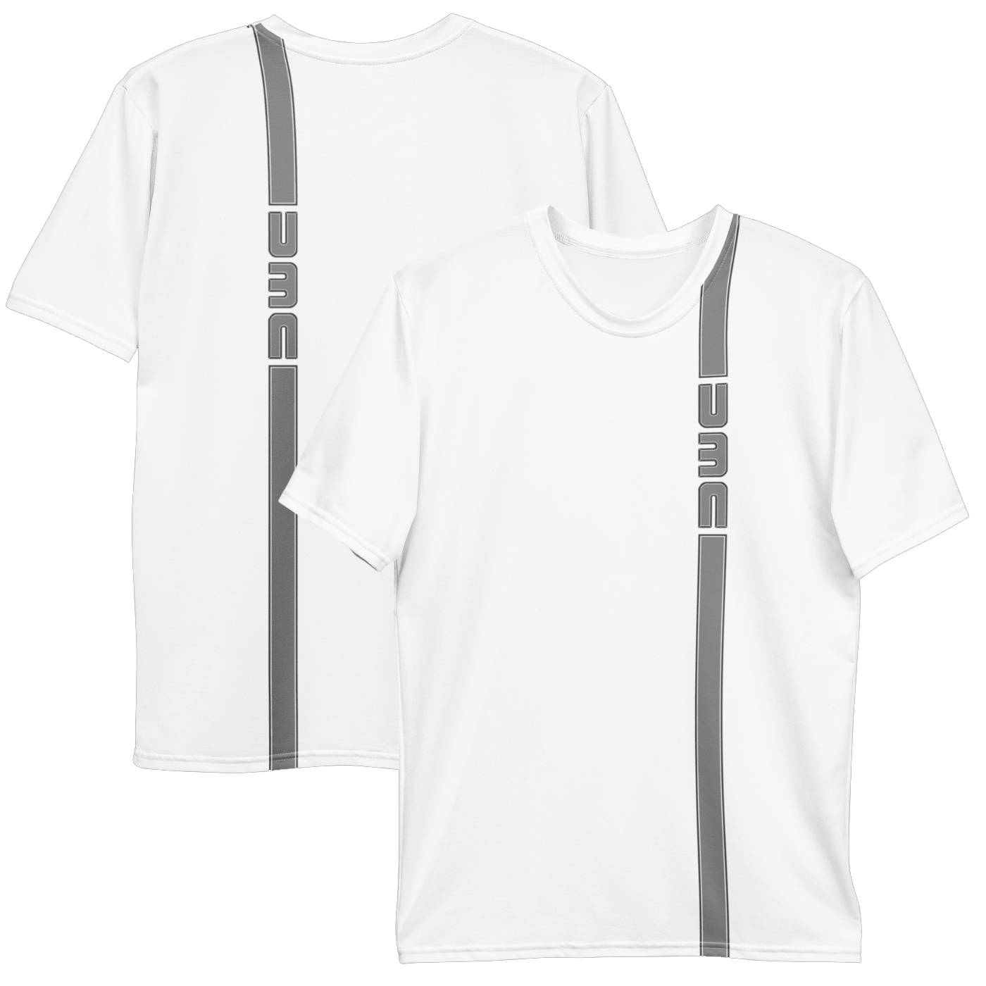 DeLorean Stripe T-shirt (Thin Gray Line)