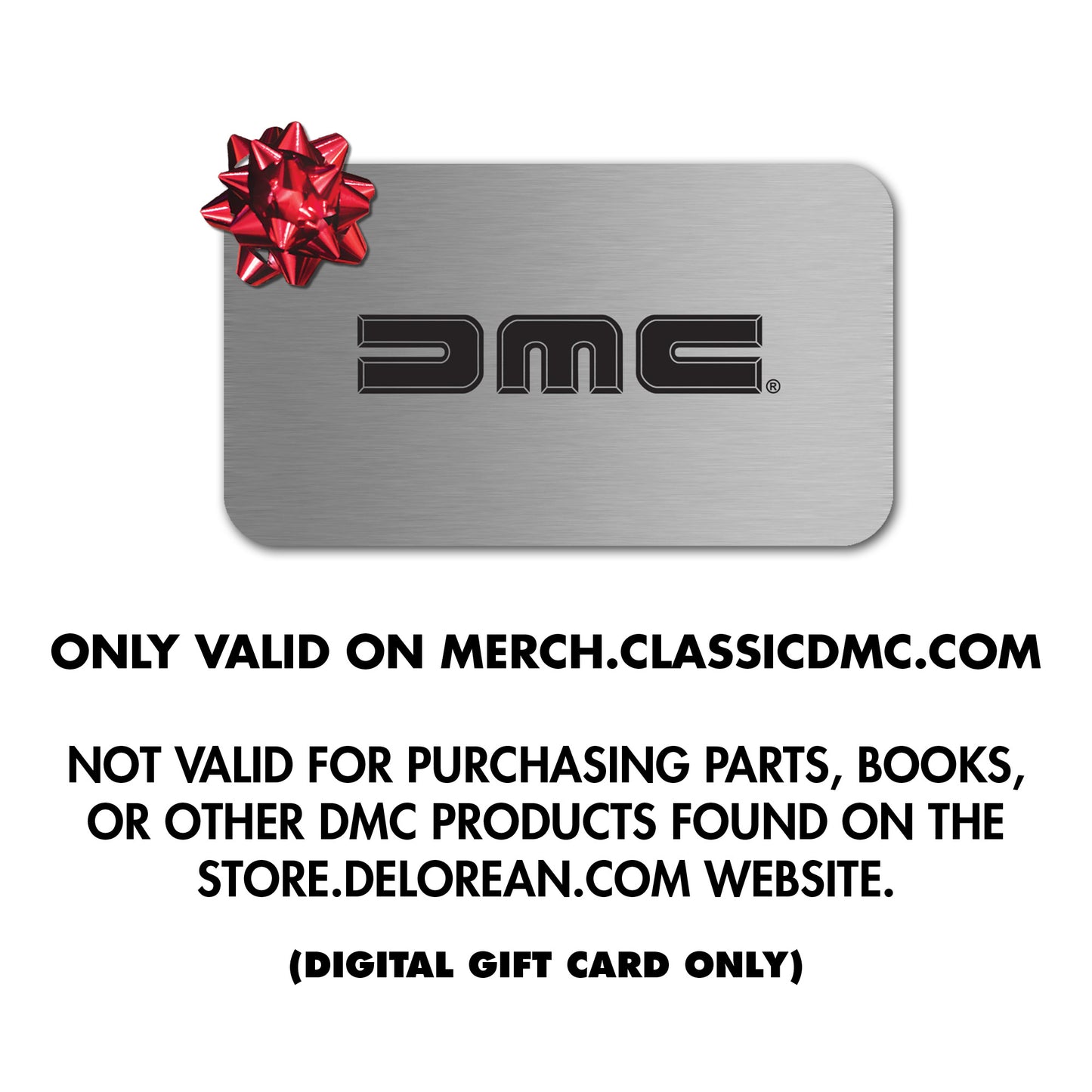 DeLorean Merch eGift Card
