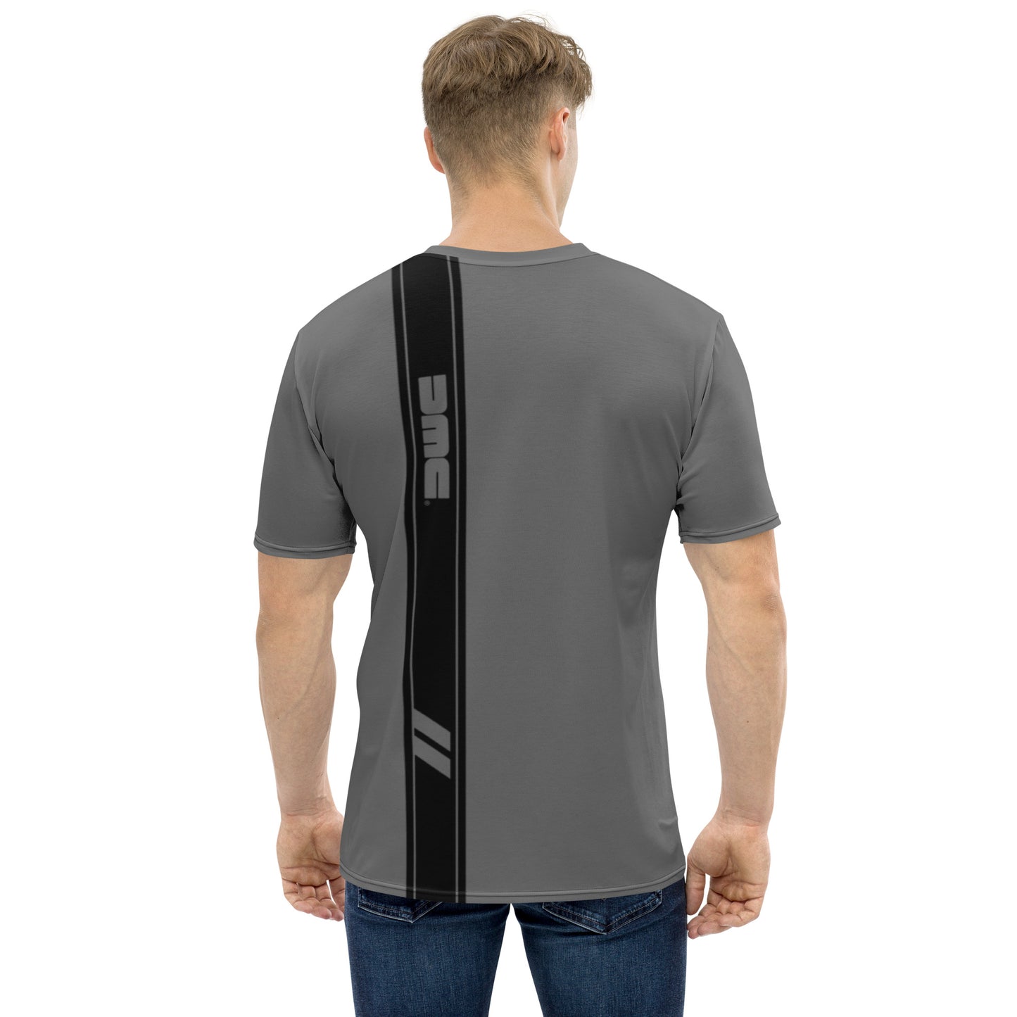 DeLorean Stripe T-Shirt (Dark Gray)