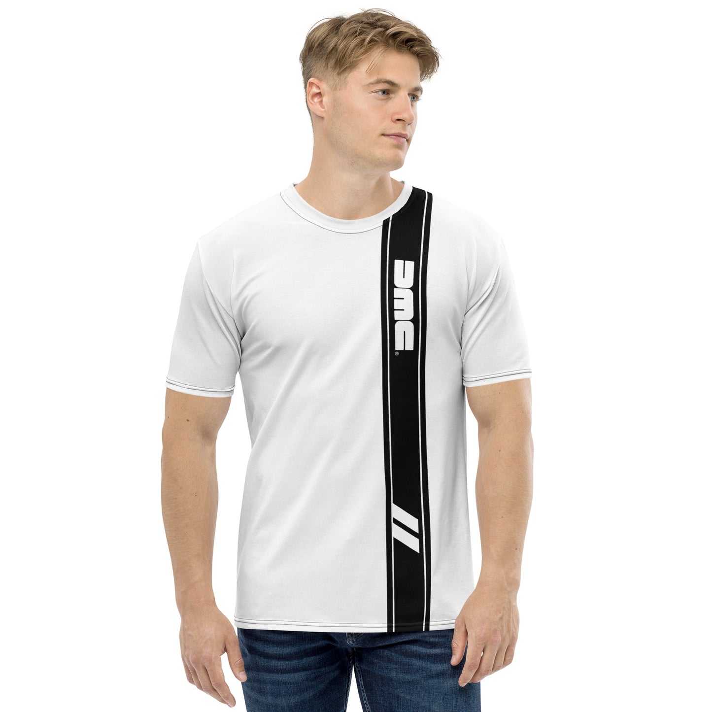 DeLorean Stripe T-Shirt (White)