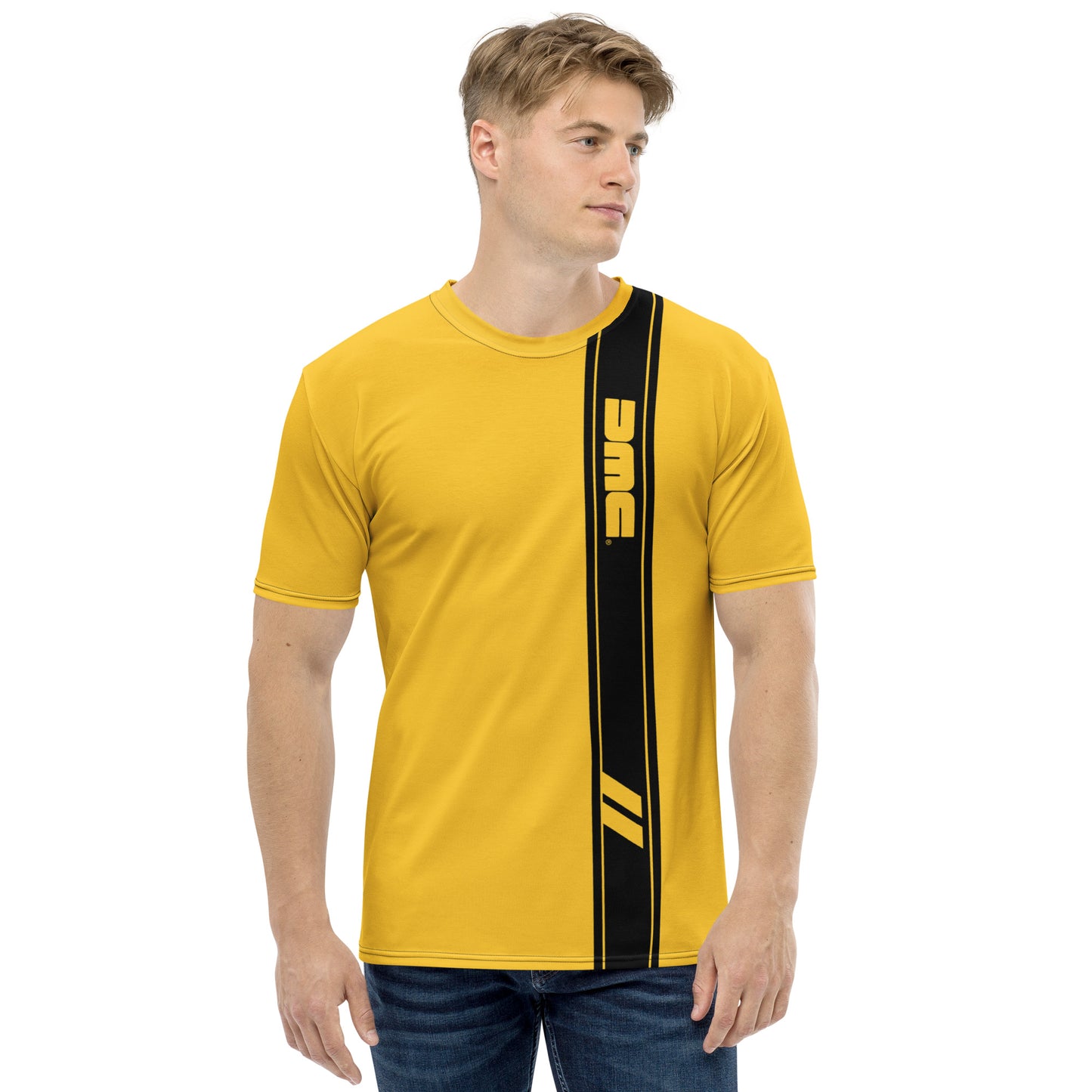 DeLorean Stripe T-Shirt (Yellow)