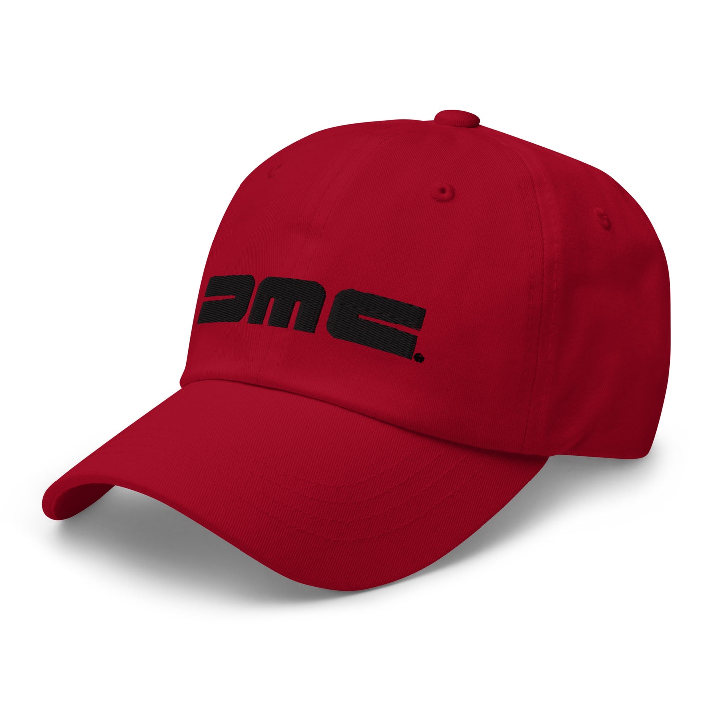 DMC Logo Dad Hat (Black Embroidery)