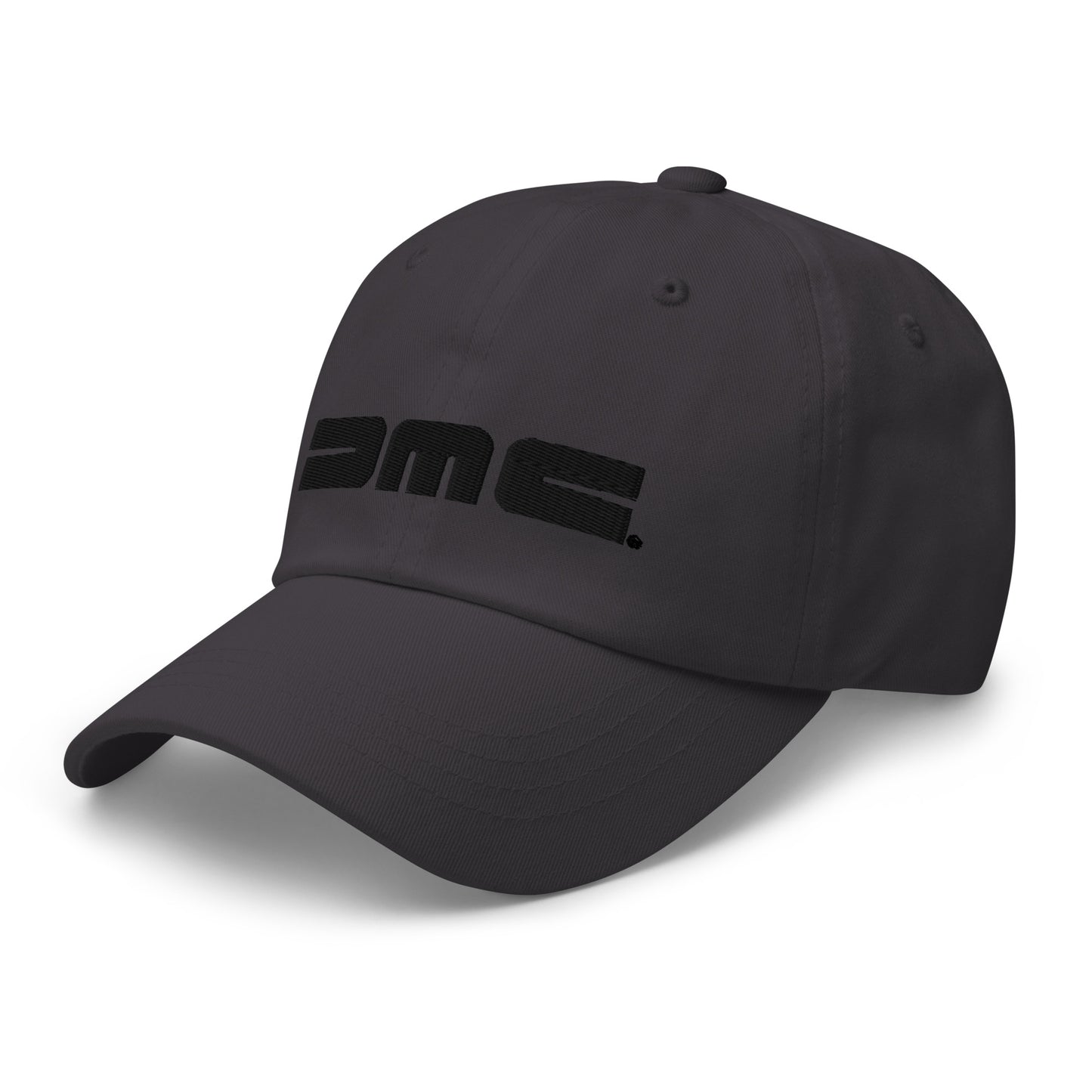 DMC Logo Dad Hat (Black Embroidery)