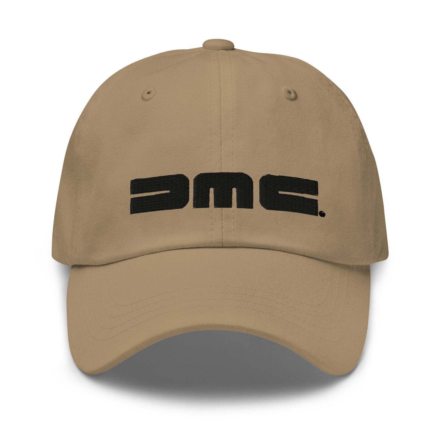 DMC Logo Dad Hat (Black Embroidery)