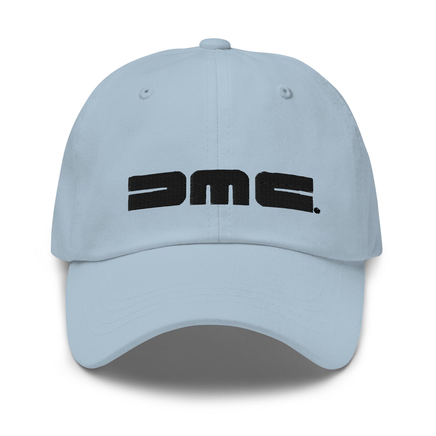 DMC Logo Dad Hat (Black Embroidery)