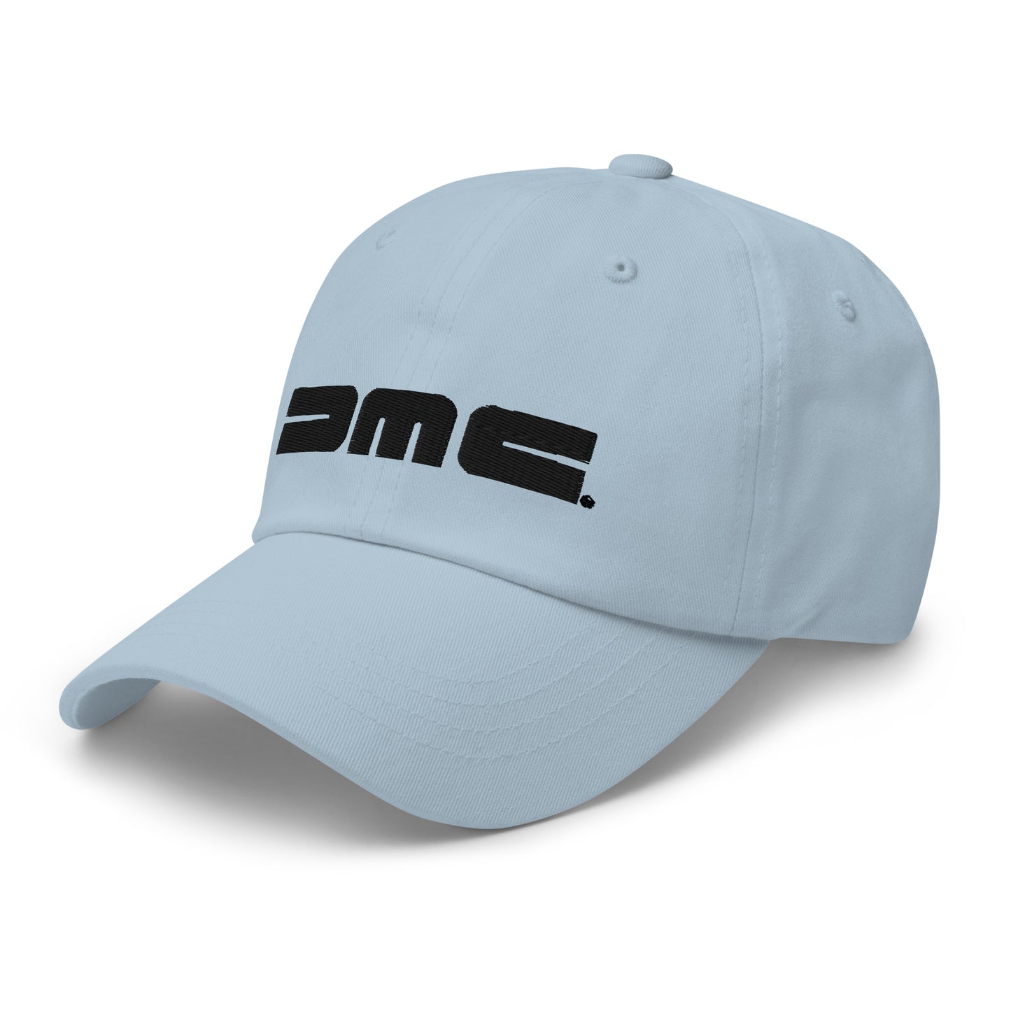 DMC Logo Dad Hat (Black Embroidery)