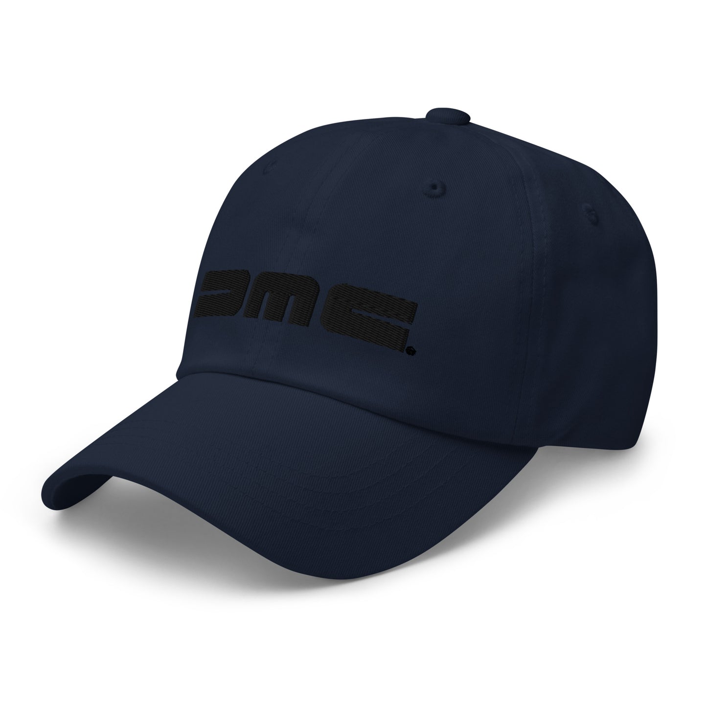 DMC Logo Dad Hat (Black Embroidery)