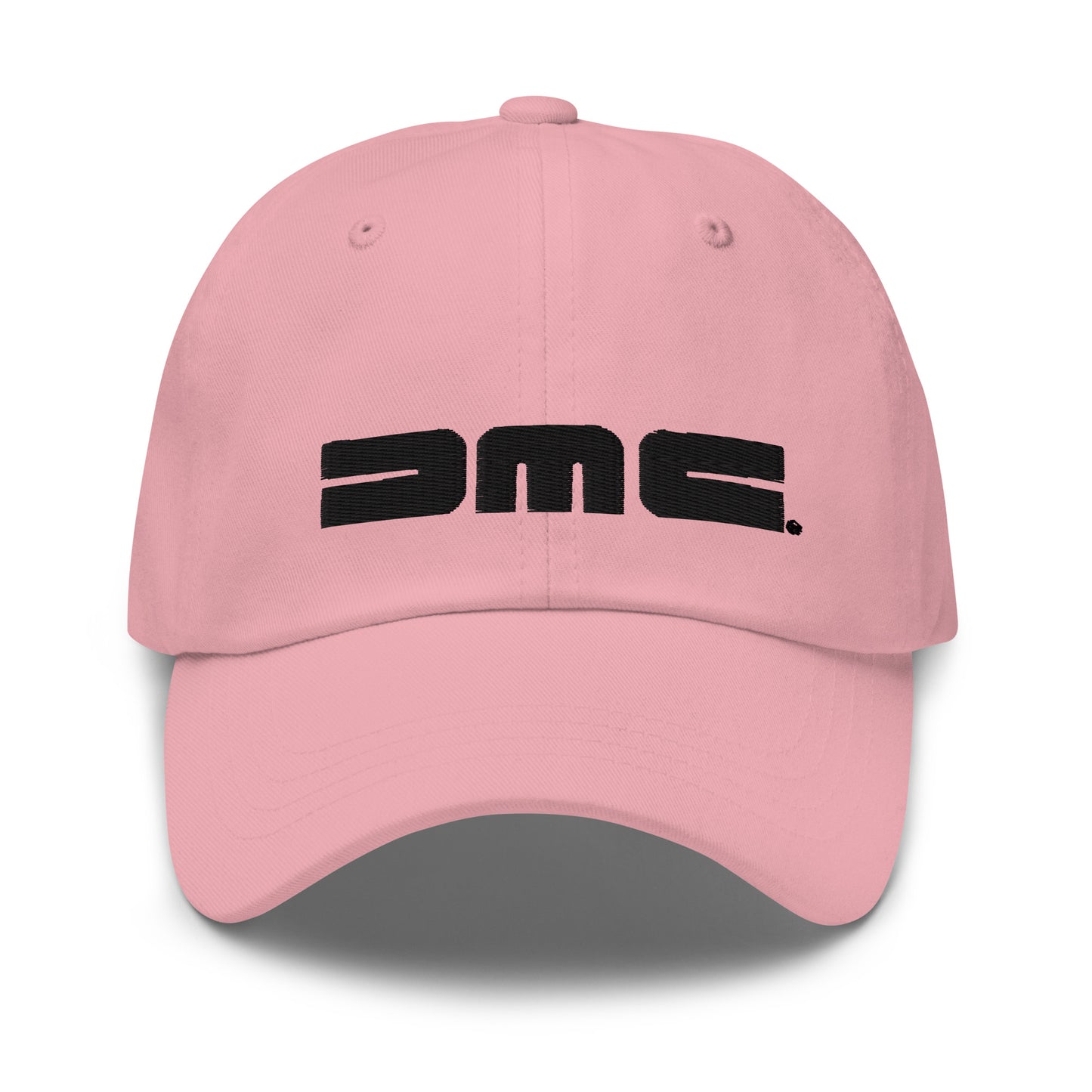DMC Logo Dad Hat (Black Embroidery)