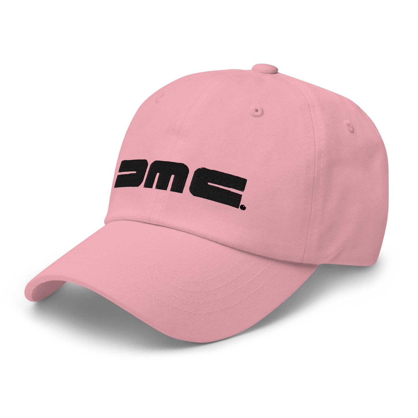 DMC Logo Dad Hat (Black Embroidery)