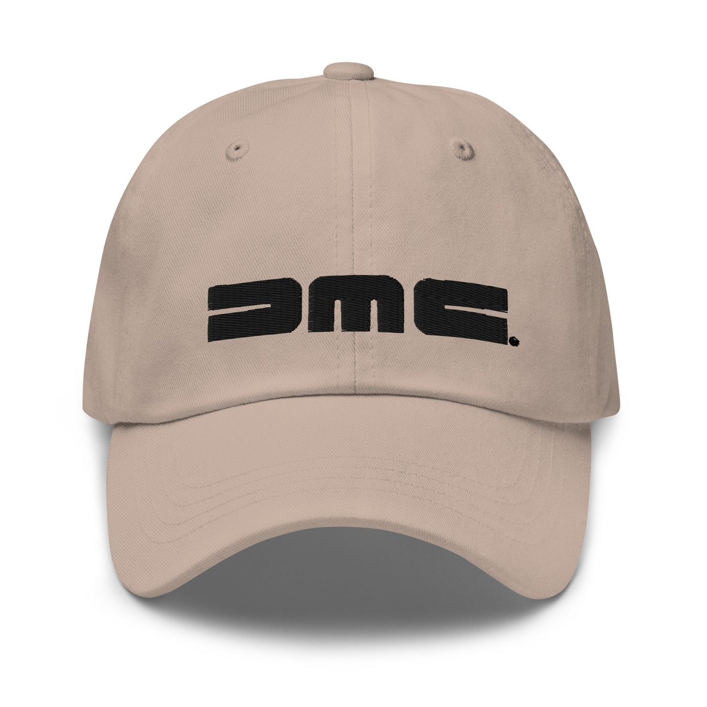 DMC Logo Dad Hat (Black Embroidery)