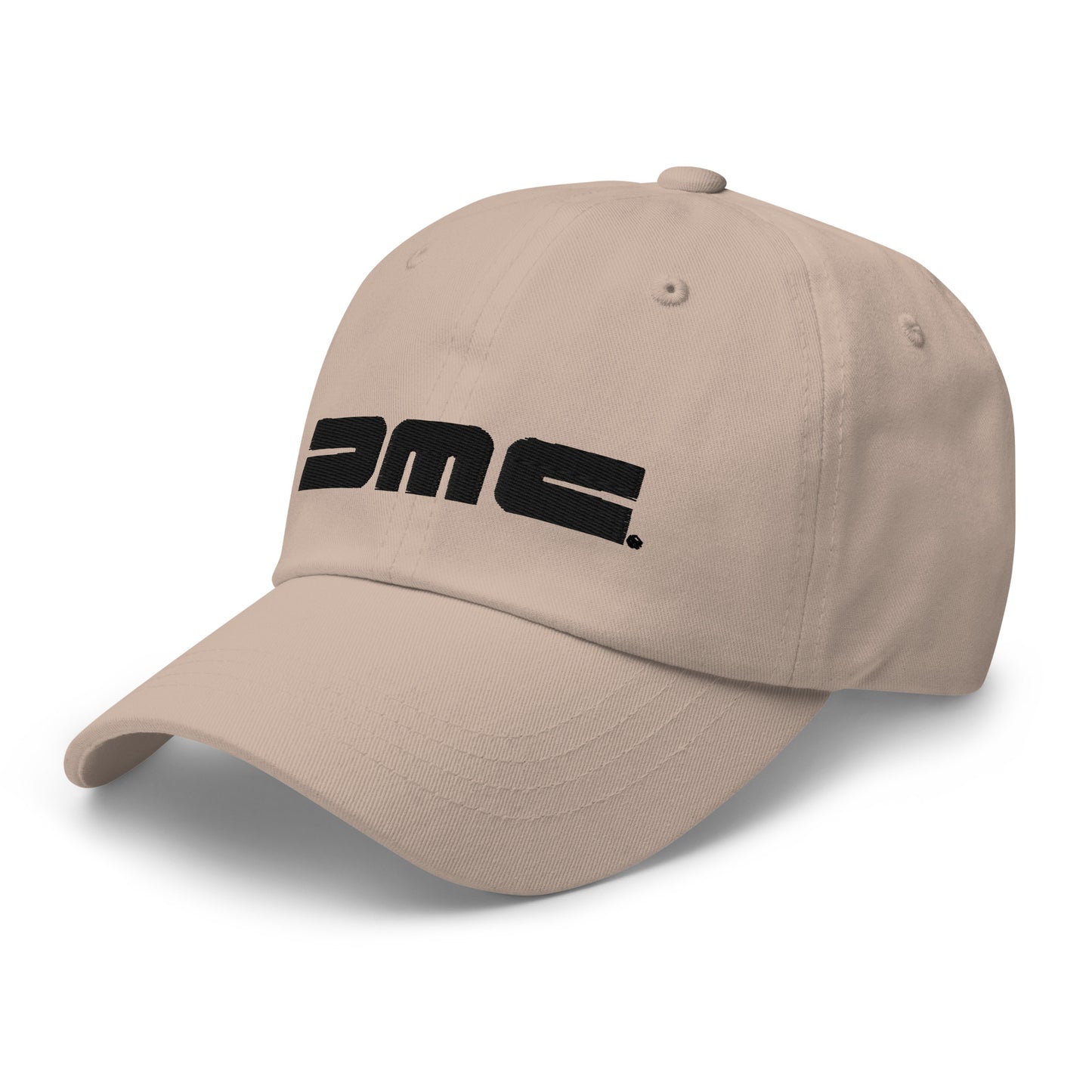 DMC Logo Dad Hat (Black Embroidery)