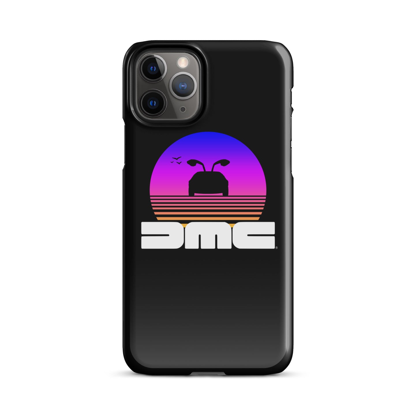 DeLorean Sunset iPhone Case