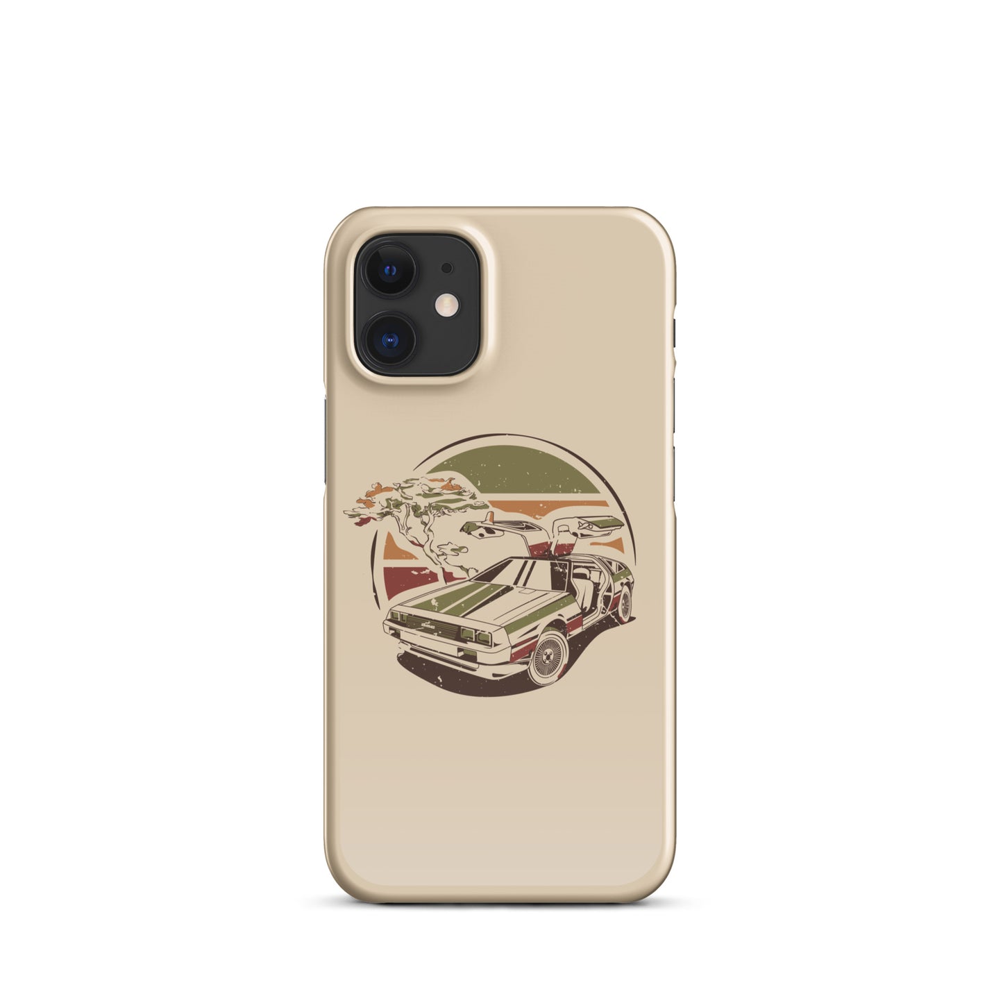 Stylized DeLorean iPhone Case