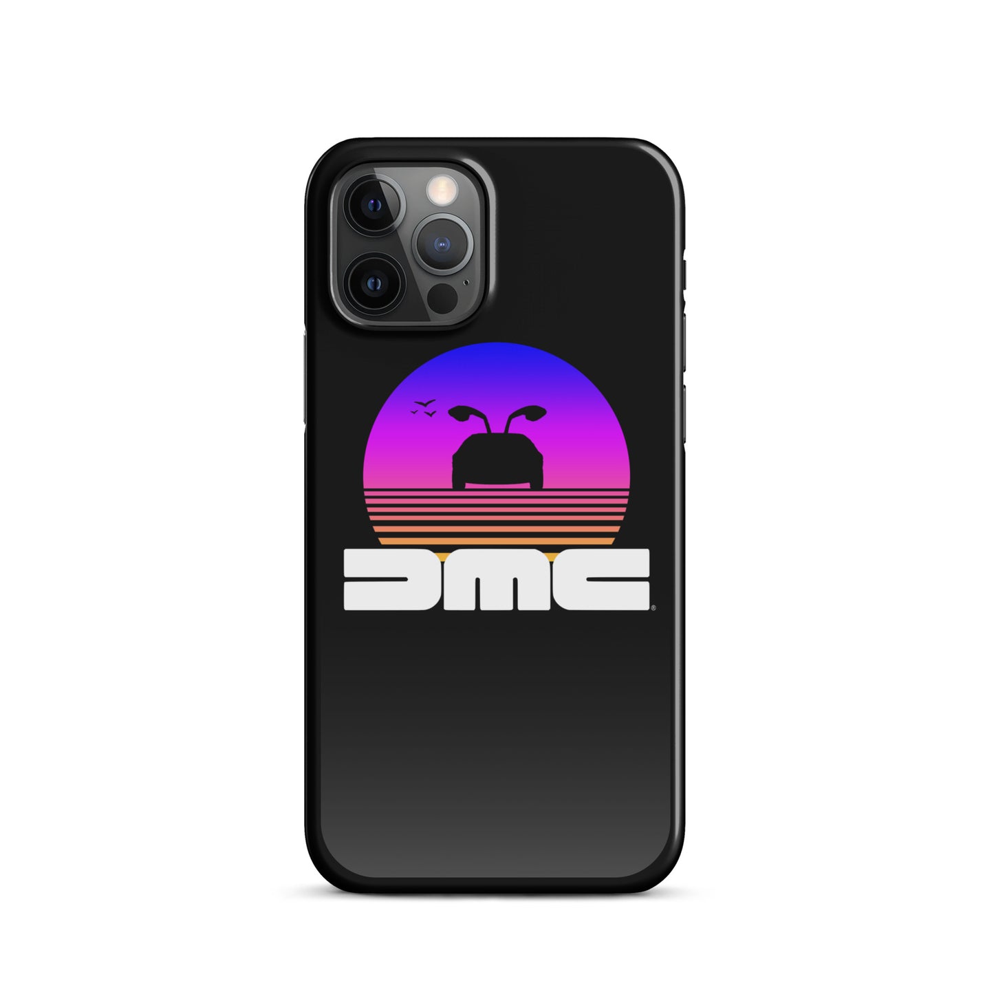 DeLorean Sunset iPhone Case