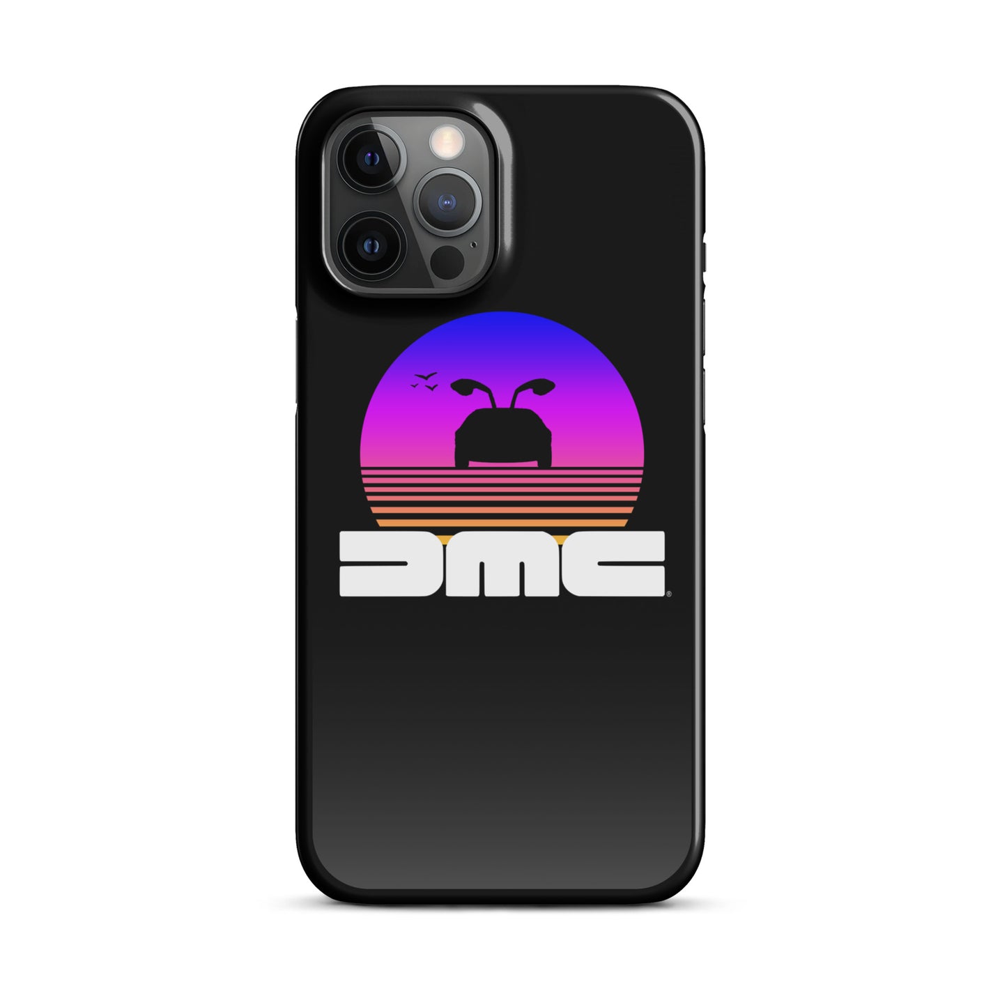 DeLorean Sunset iPhone Case