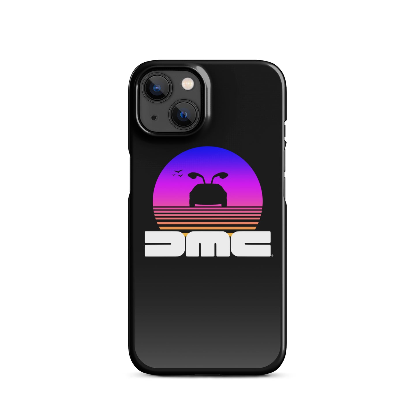 DeLorean Sunset iPhone Case