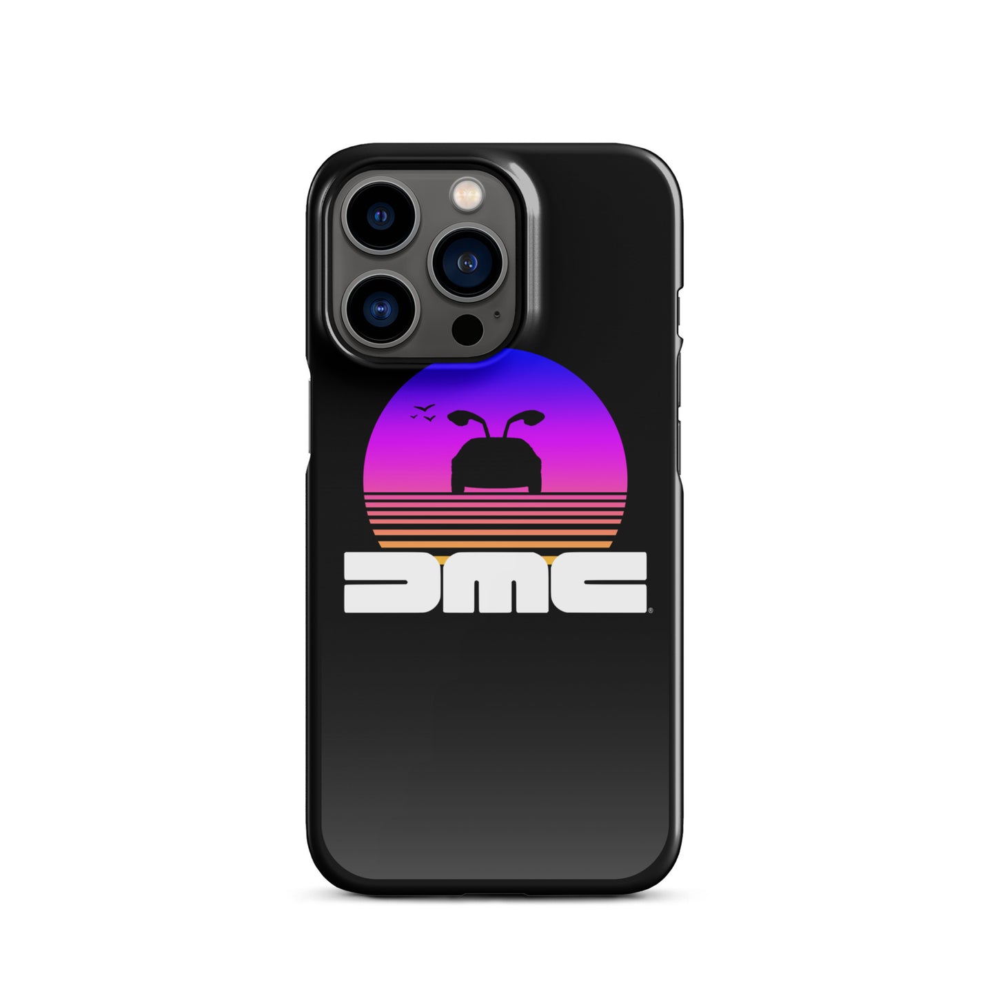 DeLorean Sunset iPhone Case
