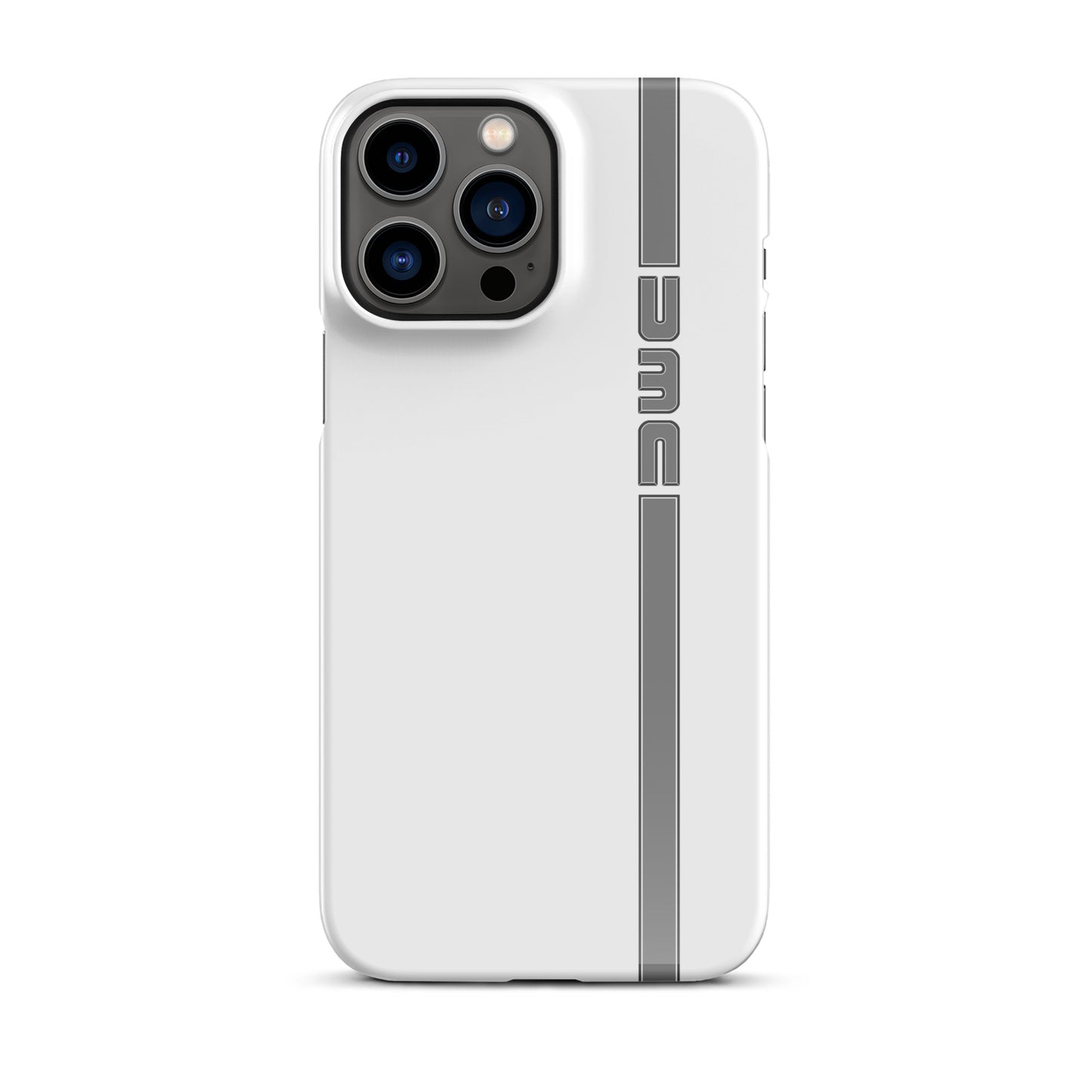 DMC Gray Stripe iPhone Case