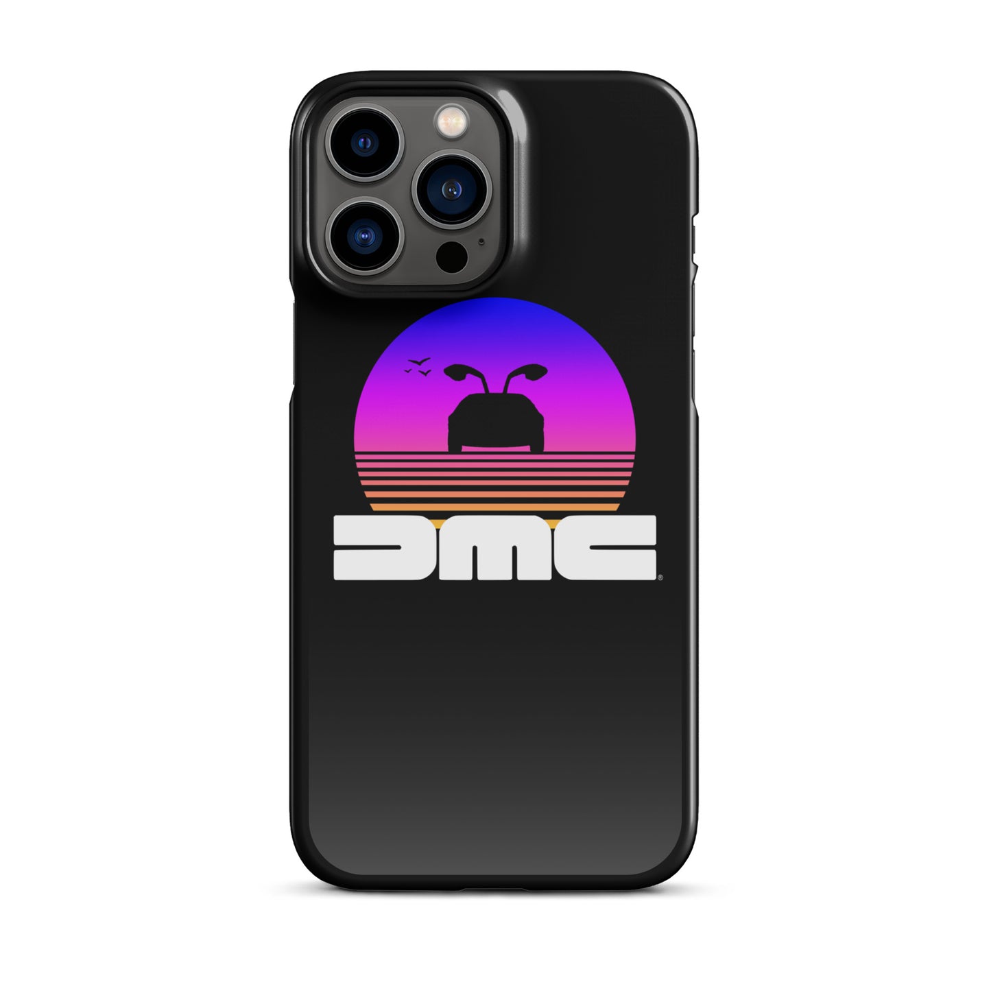 DeLorean Sunset iPhone Case