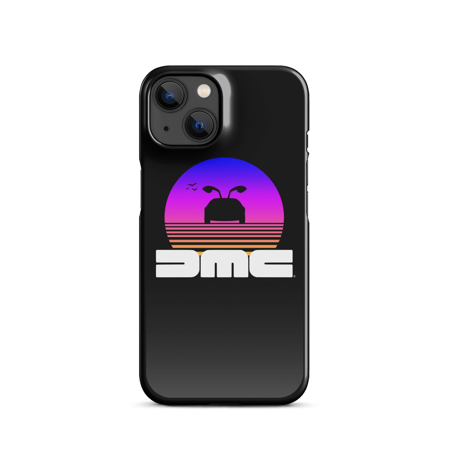 DeLorean Sunset iPhone Case
