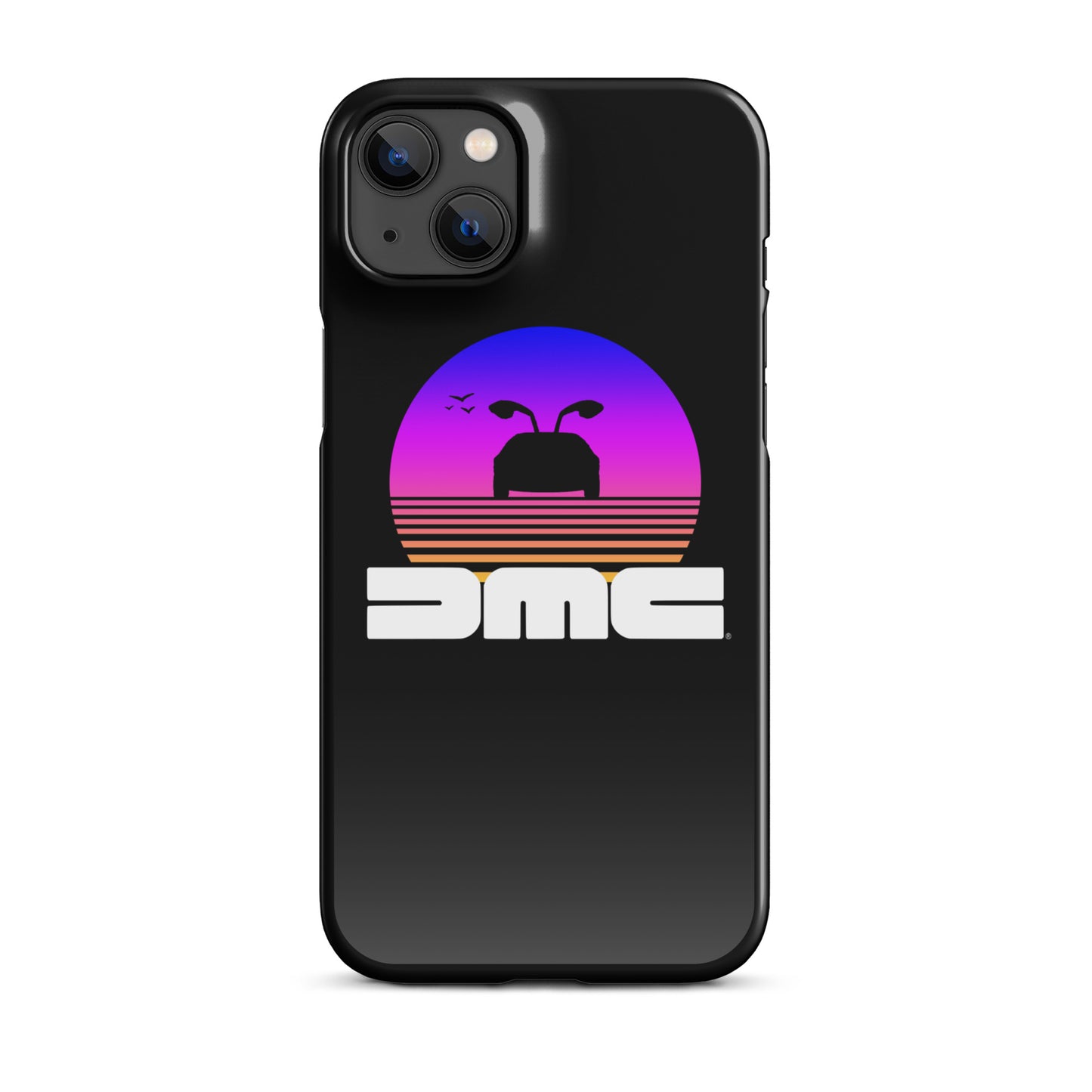 DeLorean Sunset iPhone Case