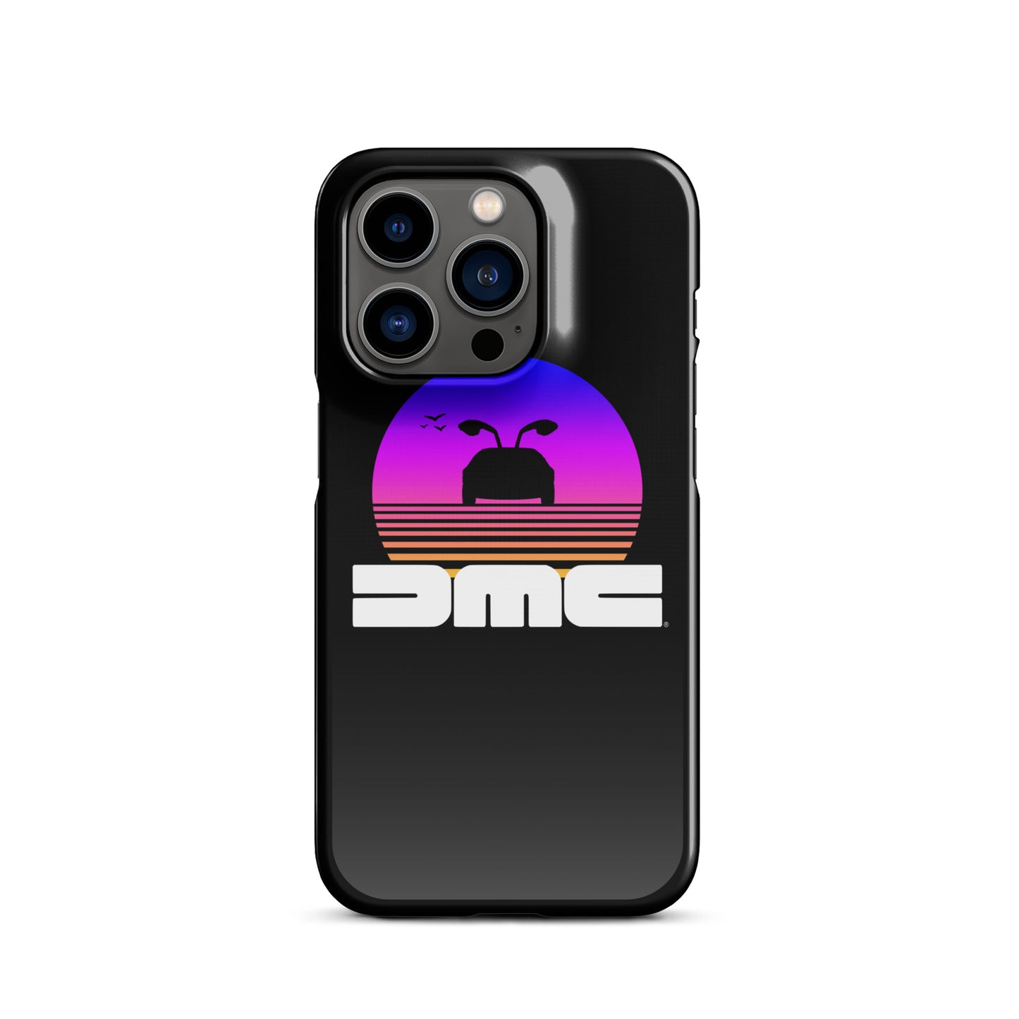 DeLorean Sunset iPhone Case