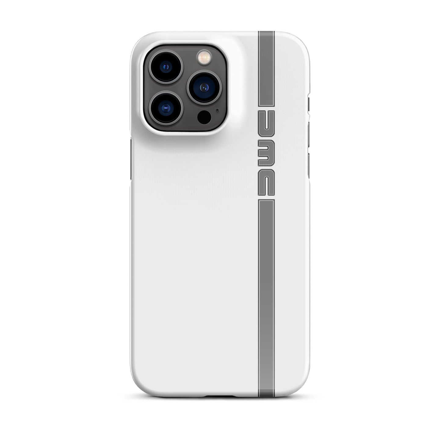 DMC Gray Stripe iPhone Case