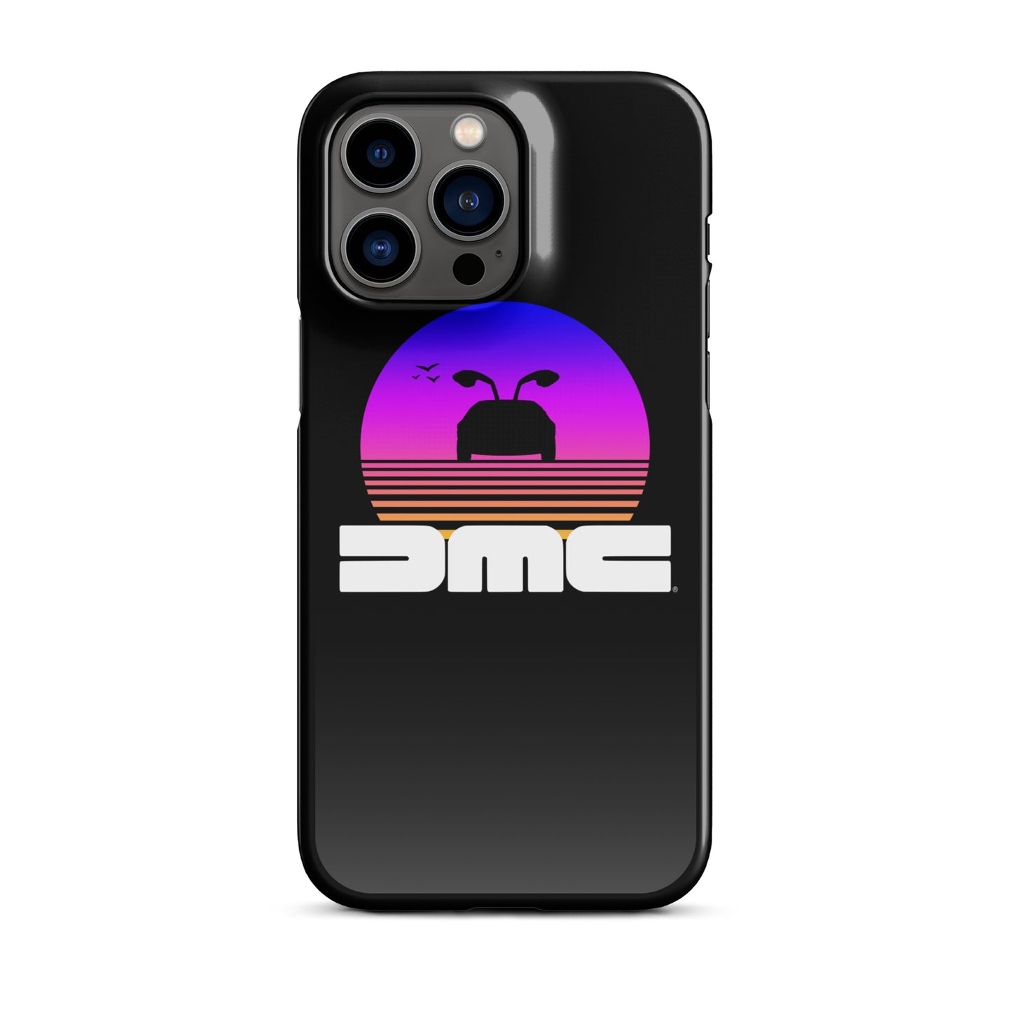 DeLorean Sunset iPhone Case