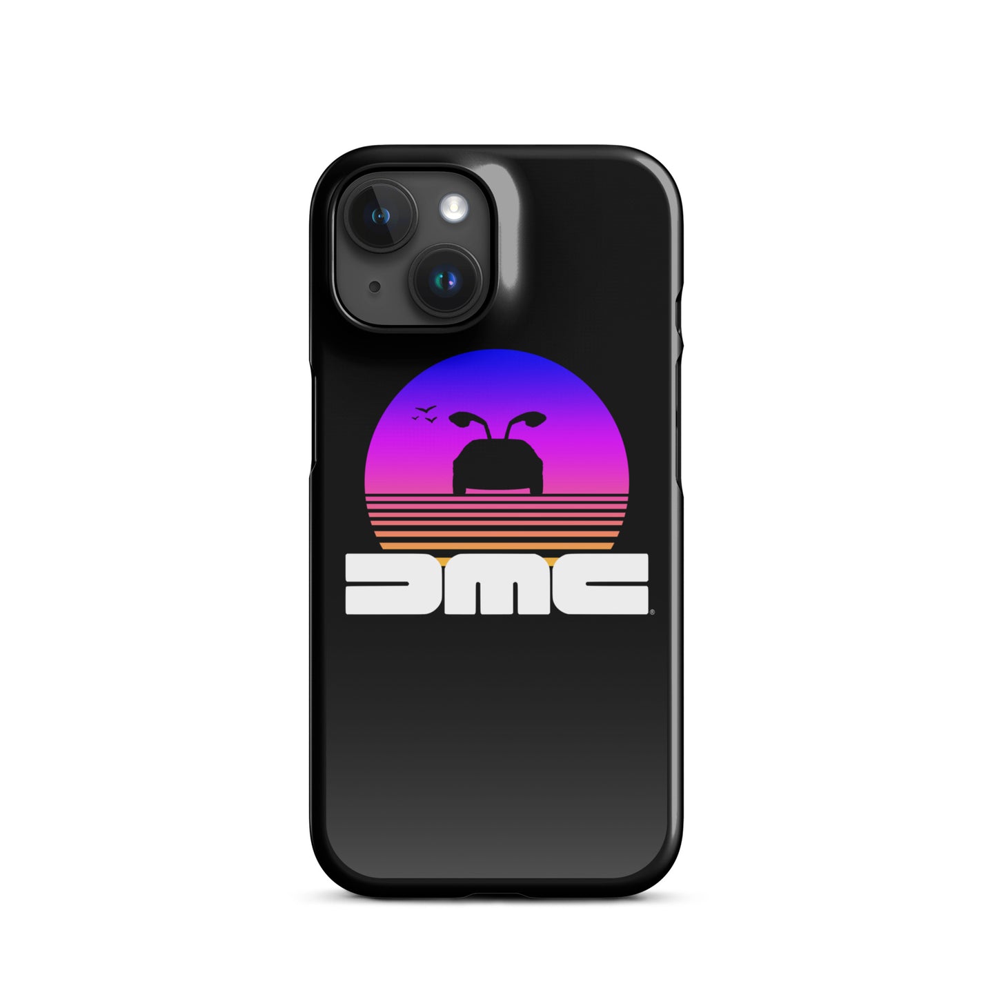 DeLorean Sunset iPhone Case