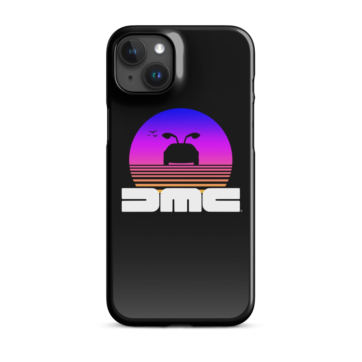 DeLorean Sunset iPhone Case