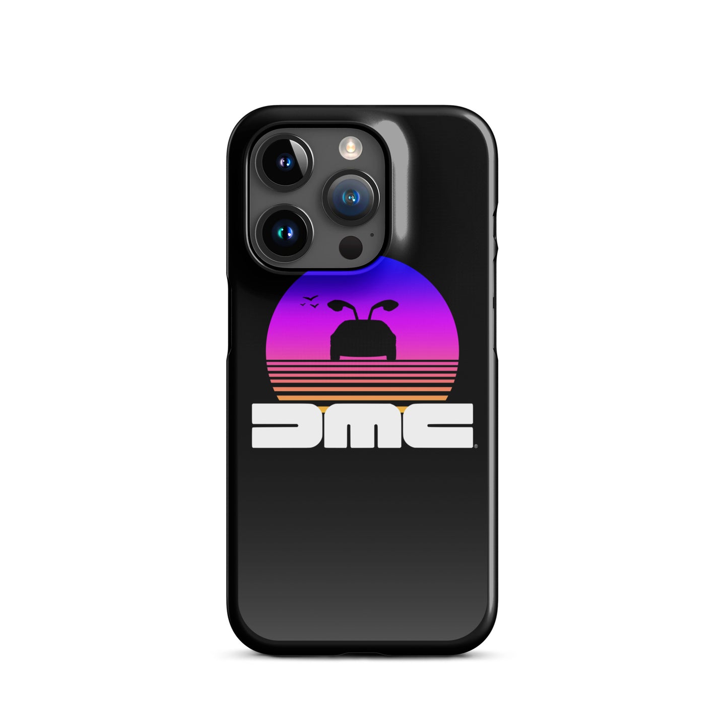 DeLorean Sunset iPhone Case