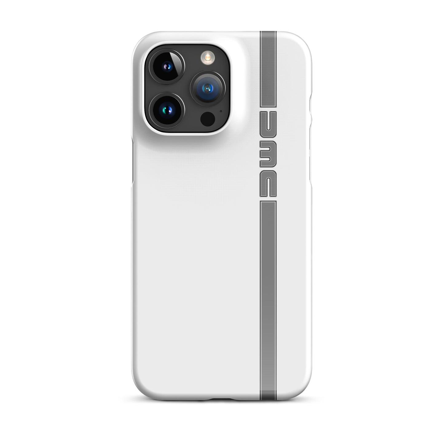 DMC Gray Stripe iPhone Case