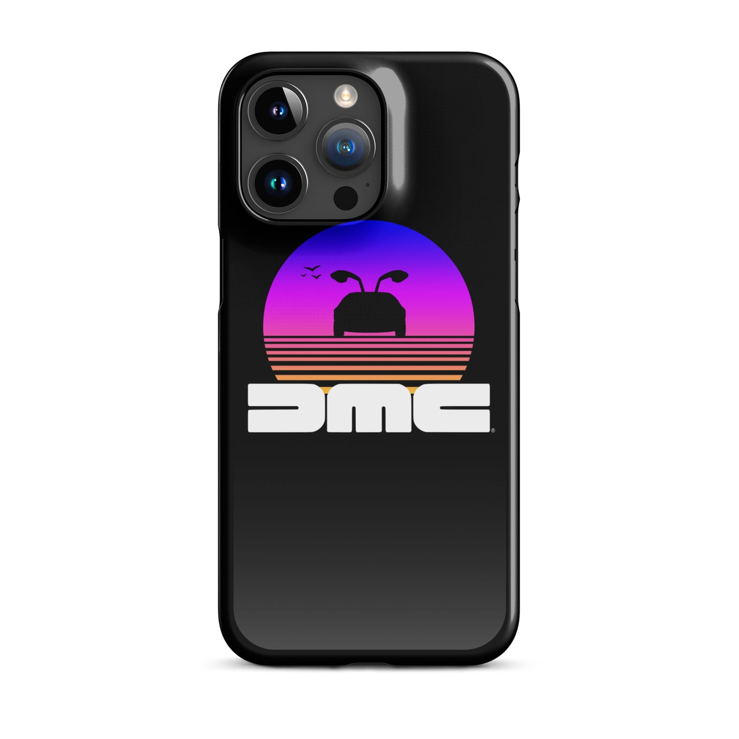 DeLorean Sunset iPhone Case