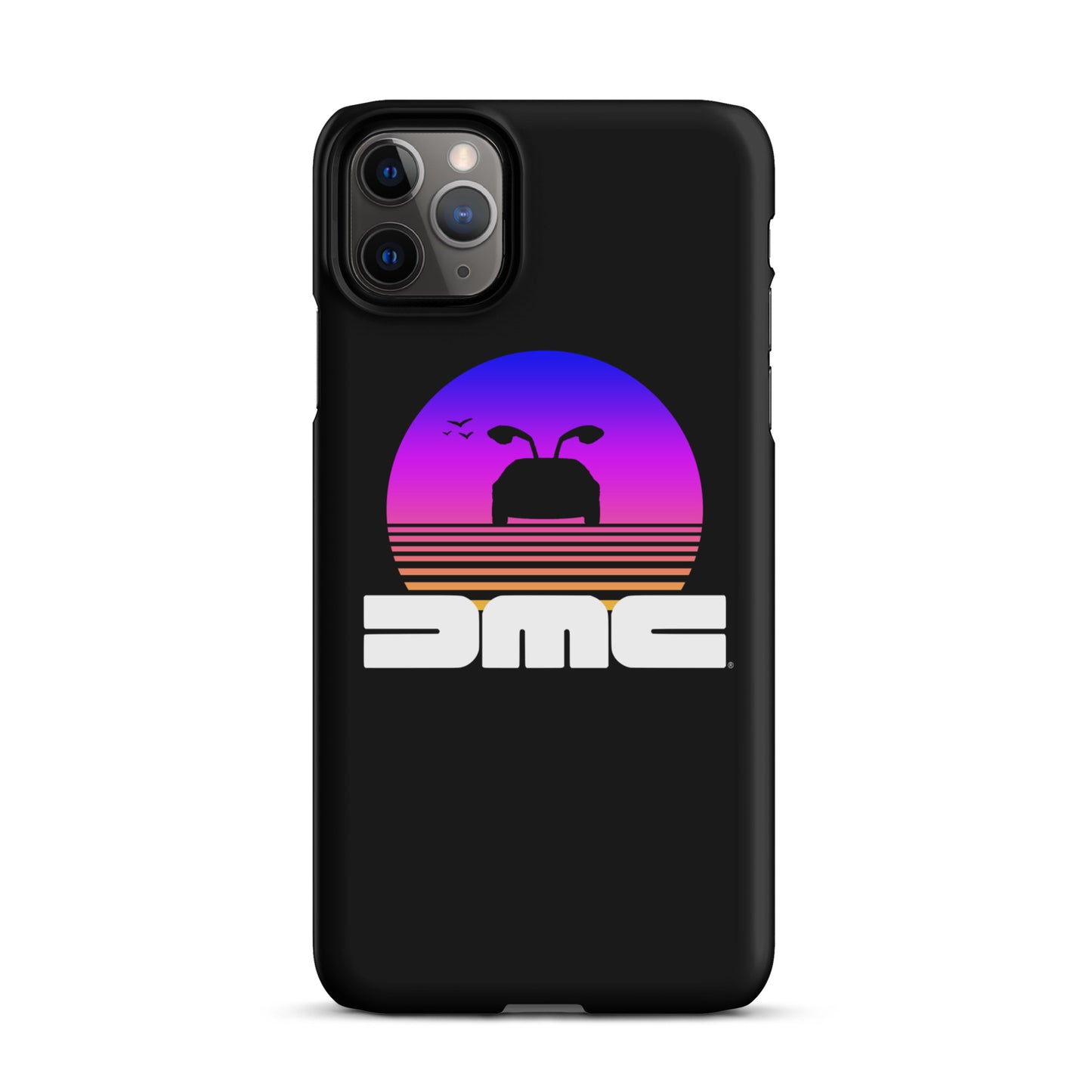 DeLorean Sunset iPhone Case