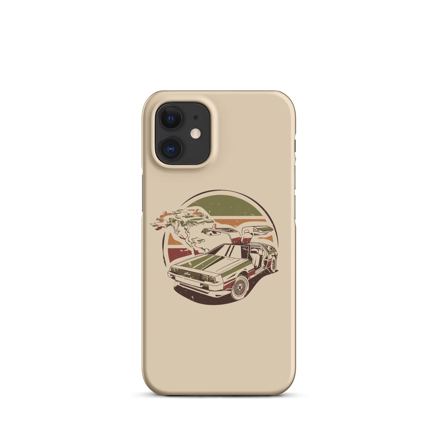 Stylized DeLorean iPhone Case
