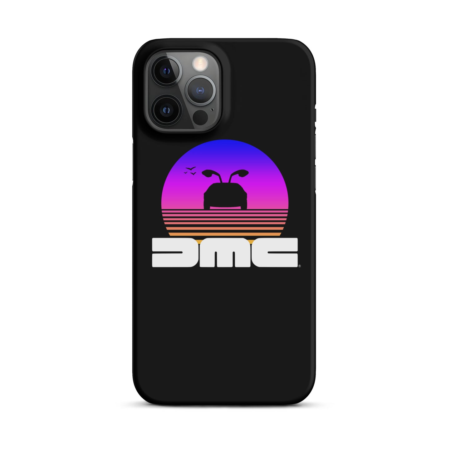 DeLorean Sunset iPhone Case