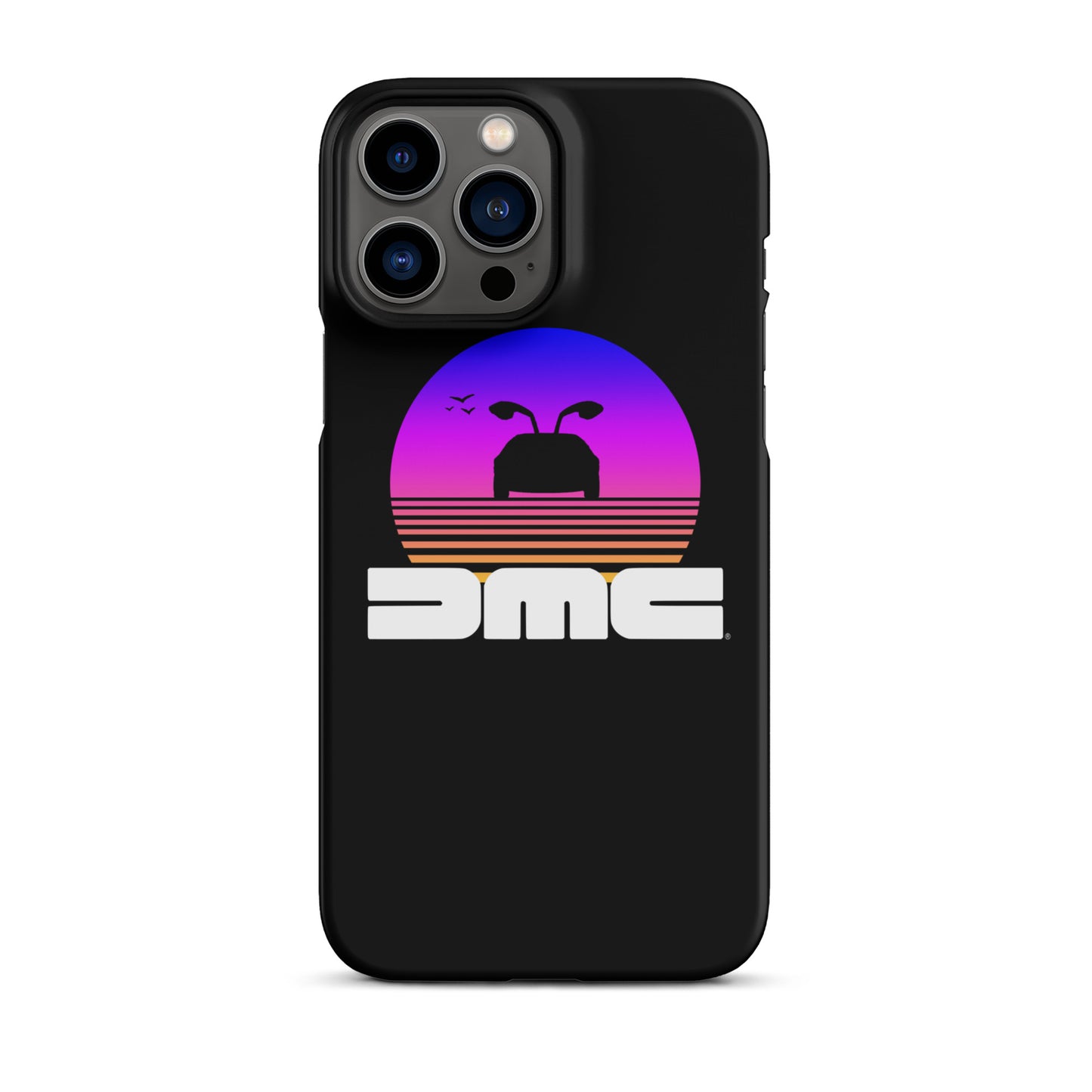 DeLorean Sunset iPhone Case