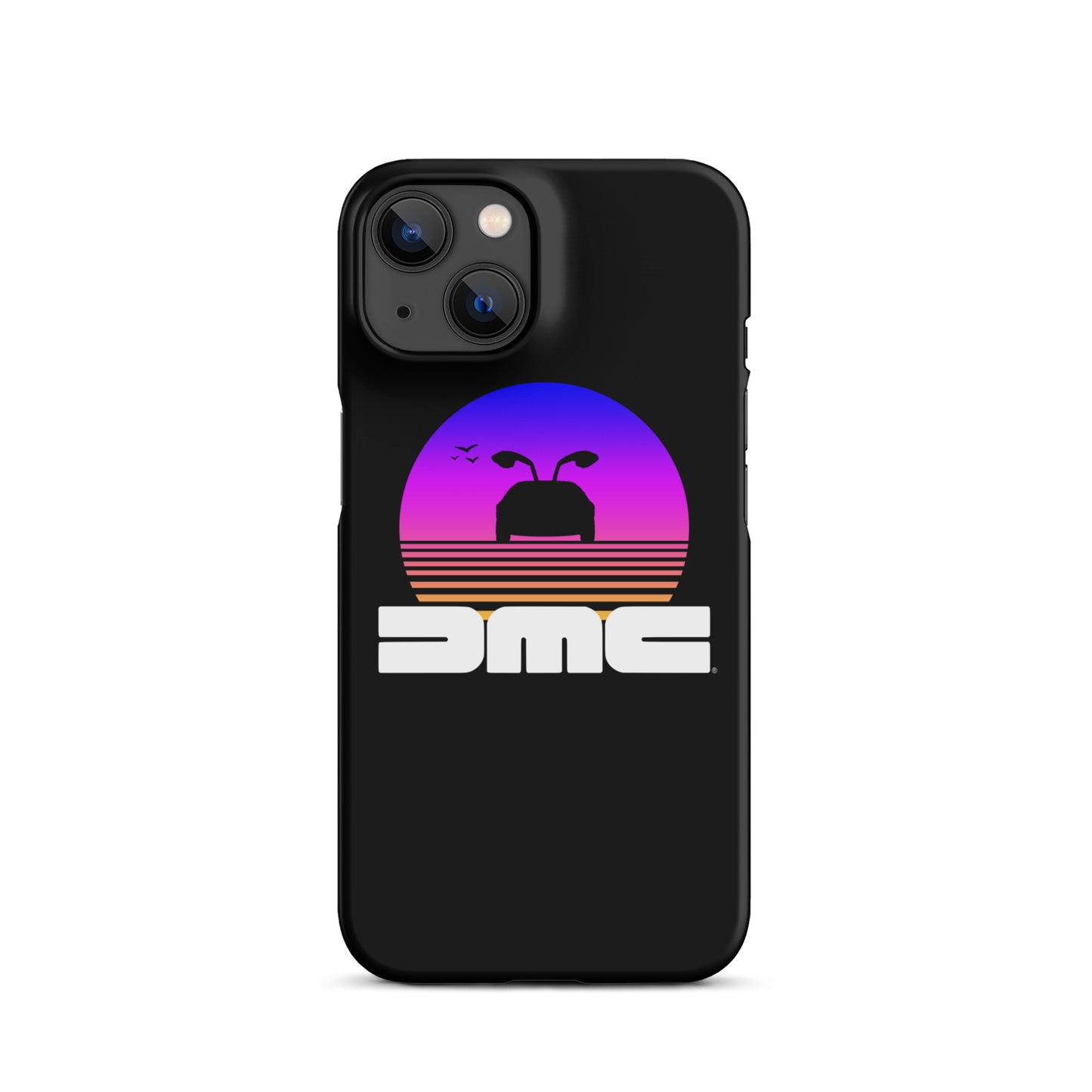 DeLorean Sunset iPhone Case