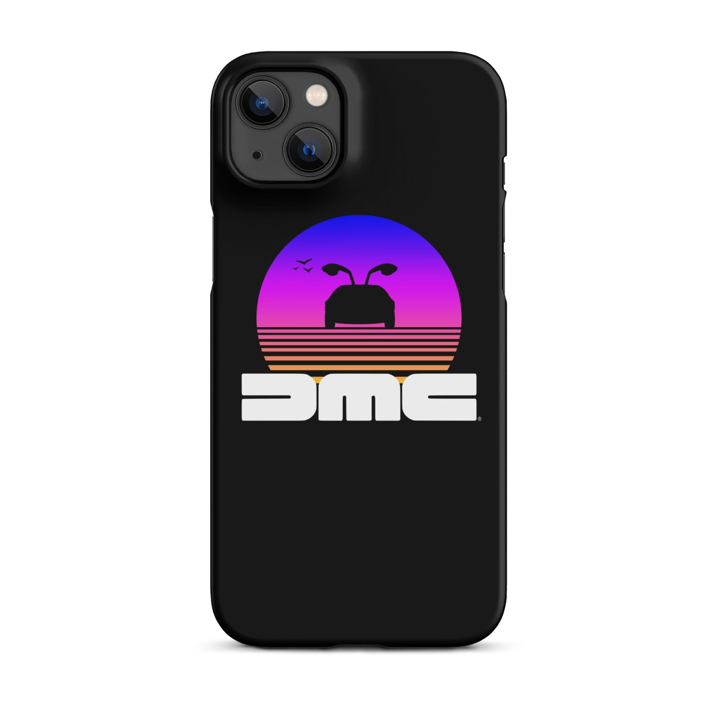 DeLorean Sunset iPhone Case