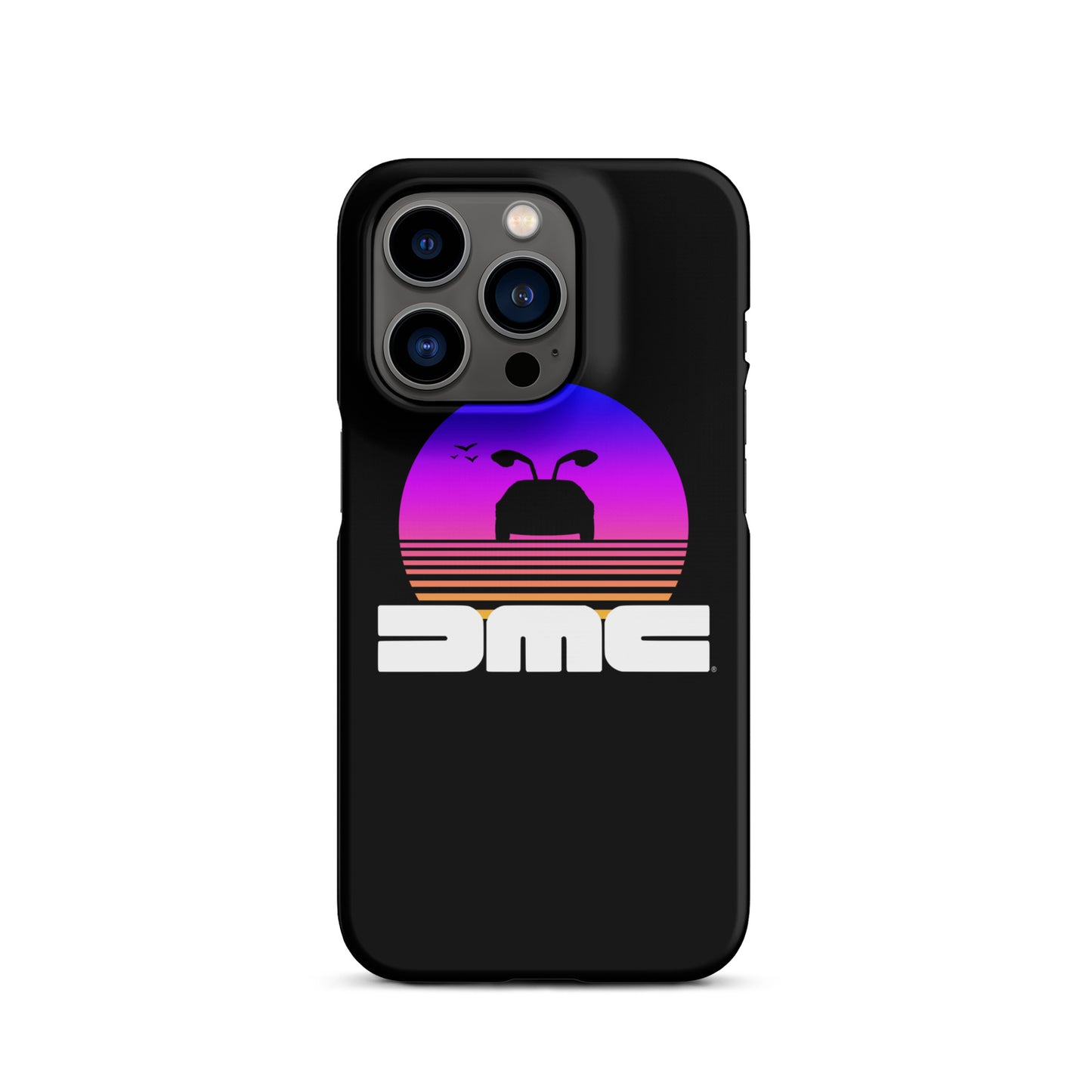 DeLorean Sunset iPhone Case