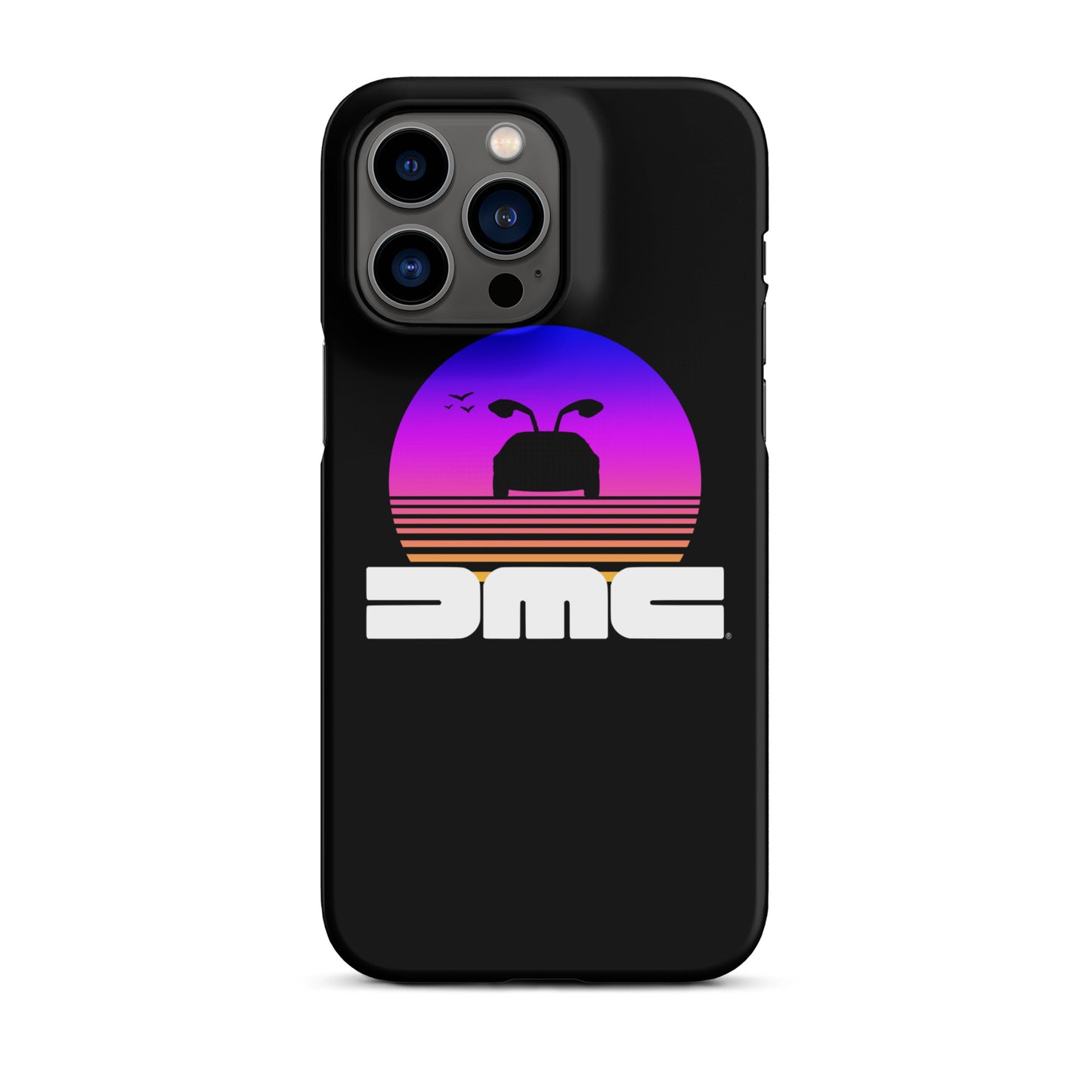 DeLorean Sunset iPhone Case