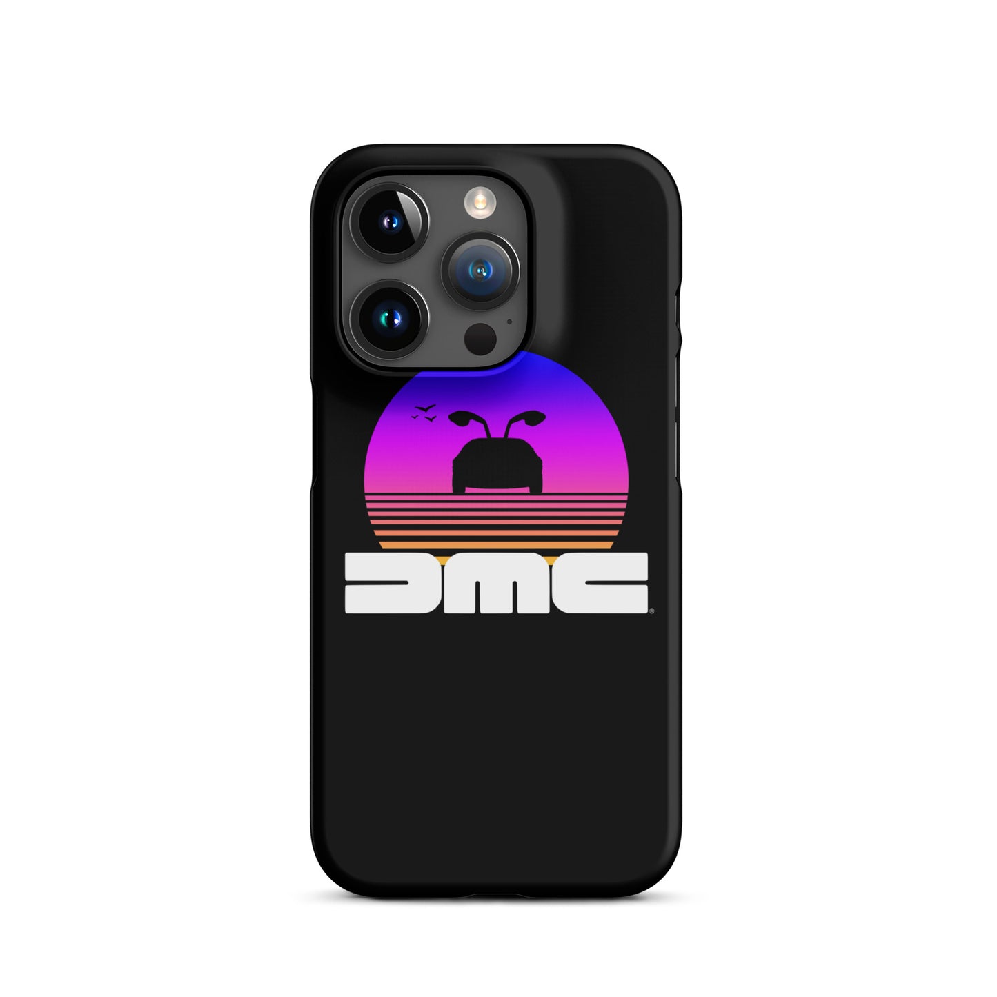 DeLorean Sunset iPhone Case