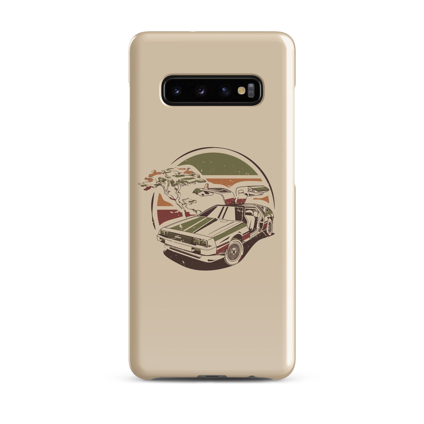 Stylized DeLorean Samsung Phone Case