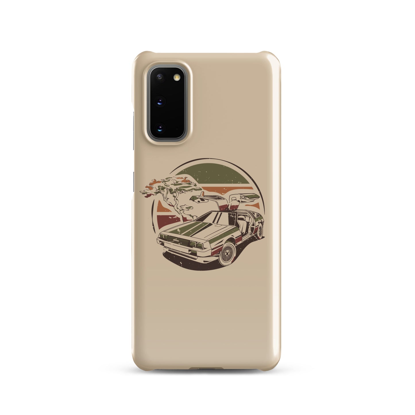 Stylized DeLorean Samsung Phone Case