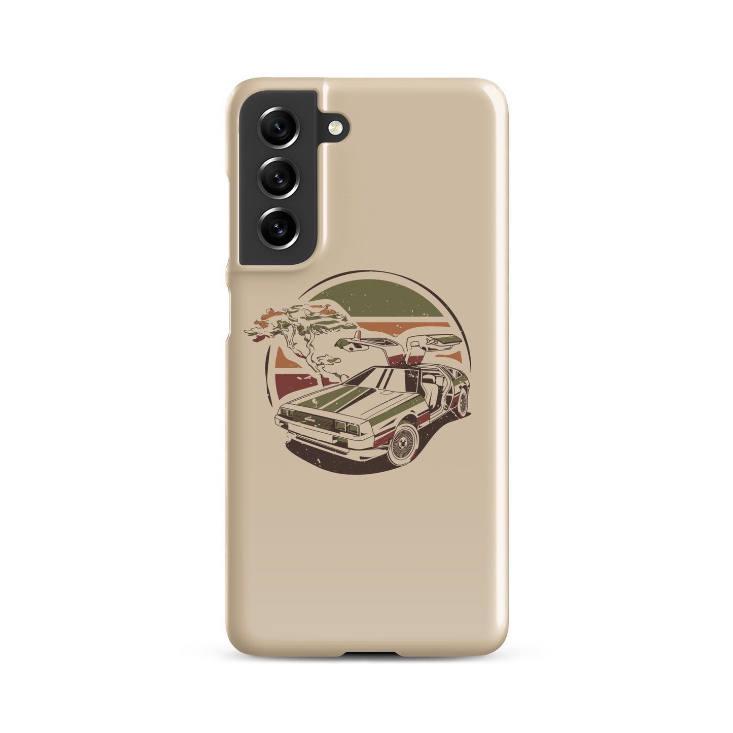 Stylized DeLorean Samsung Phone Case