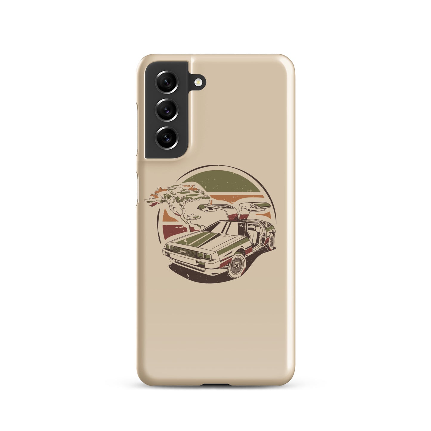 Stylized DeLorean Samsung Phone Case